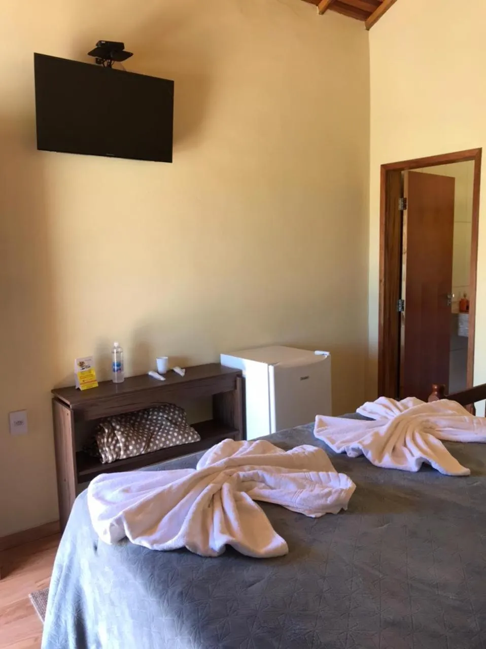 Bed in Pousada Ipê da Serra