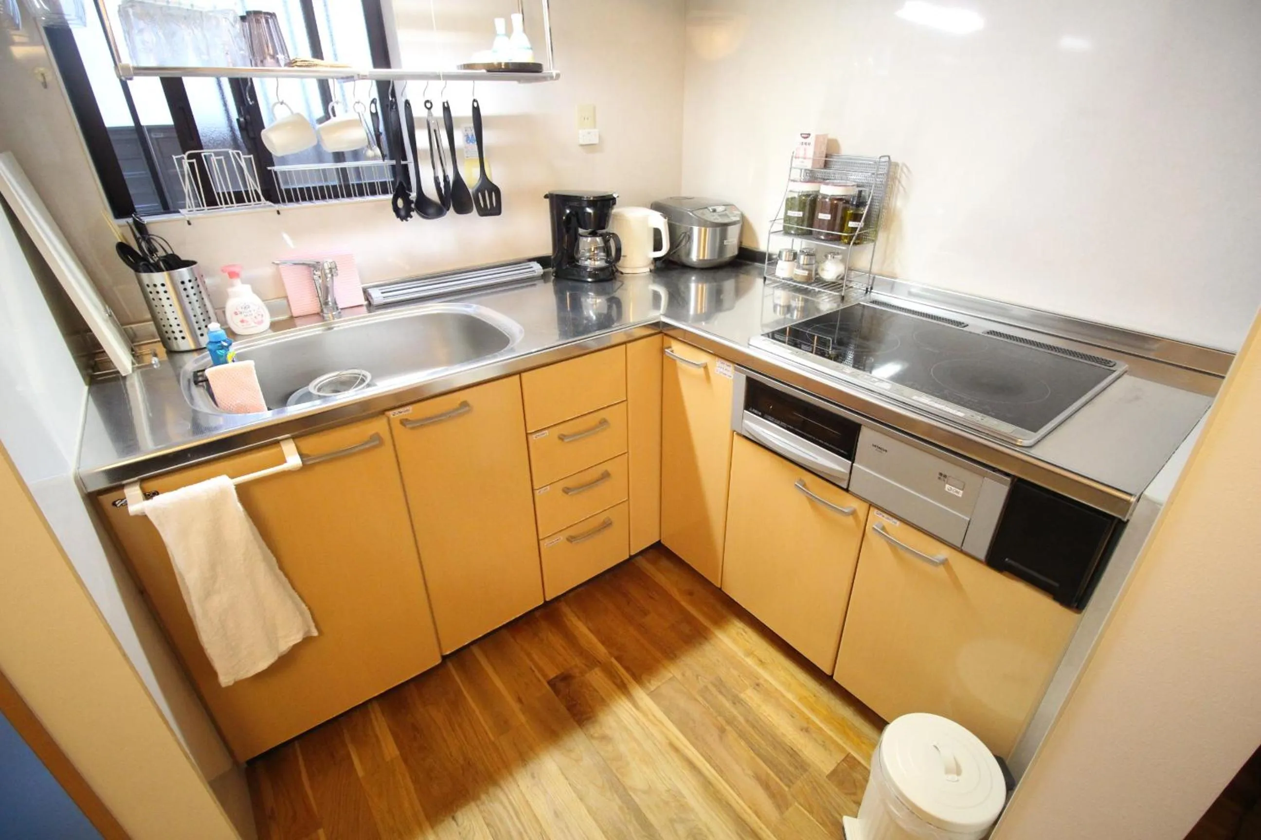 Kitchen or kitchenette in TRAD GUEST HOUSE KYOTO Kyomachiya