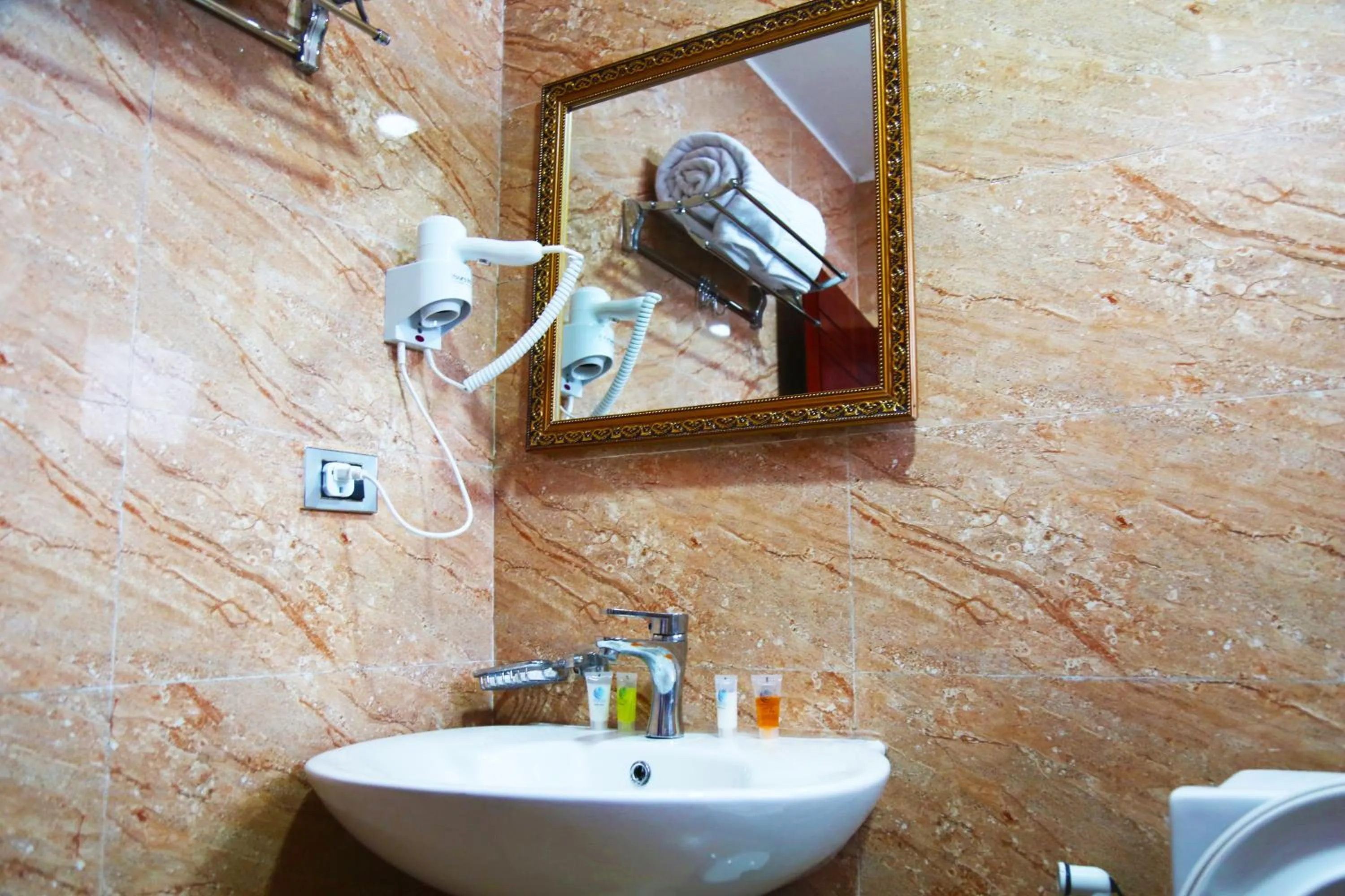 Toilet in Moonlight Hotel Addis Ababa