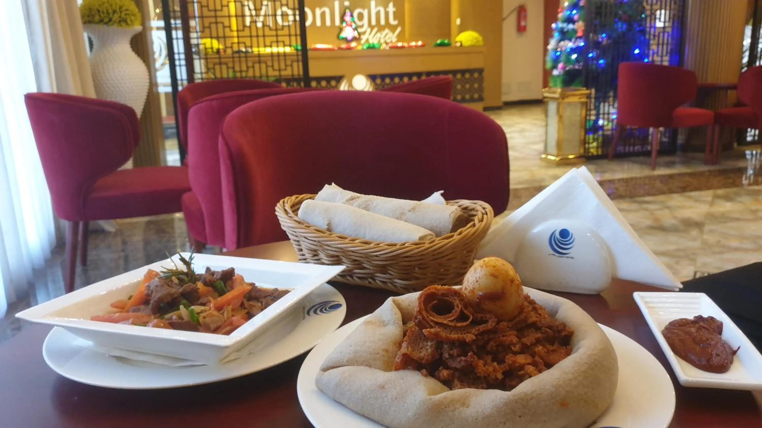 Restaurant/places to eat in Moonlight Hotel Addis Ababa