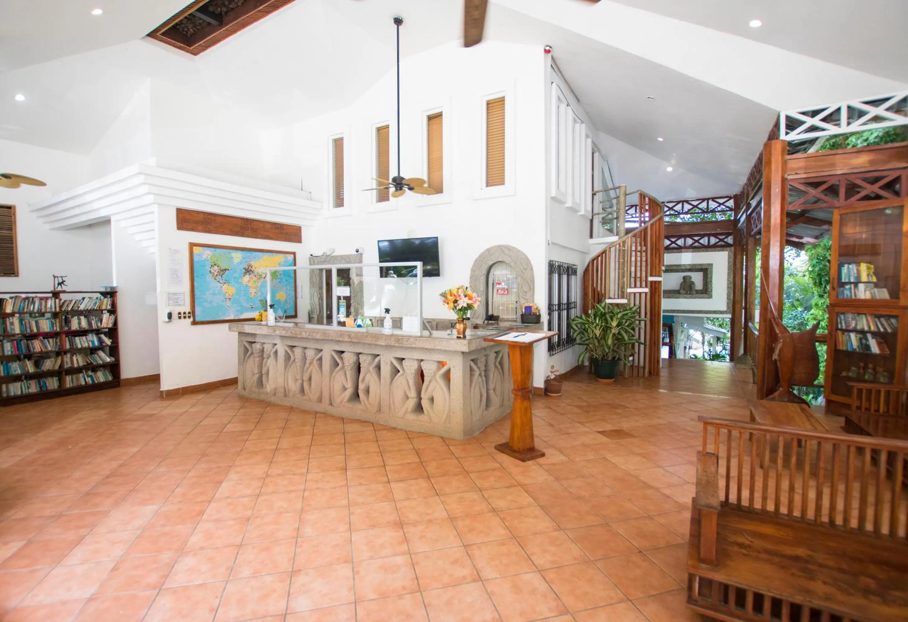 Lobby or reception in Oceanfront Hotel Verde Mar direct access to the beach