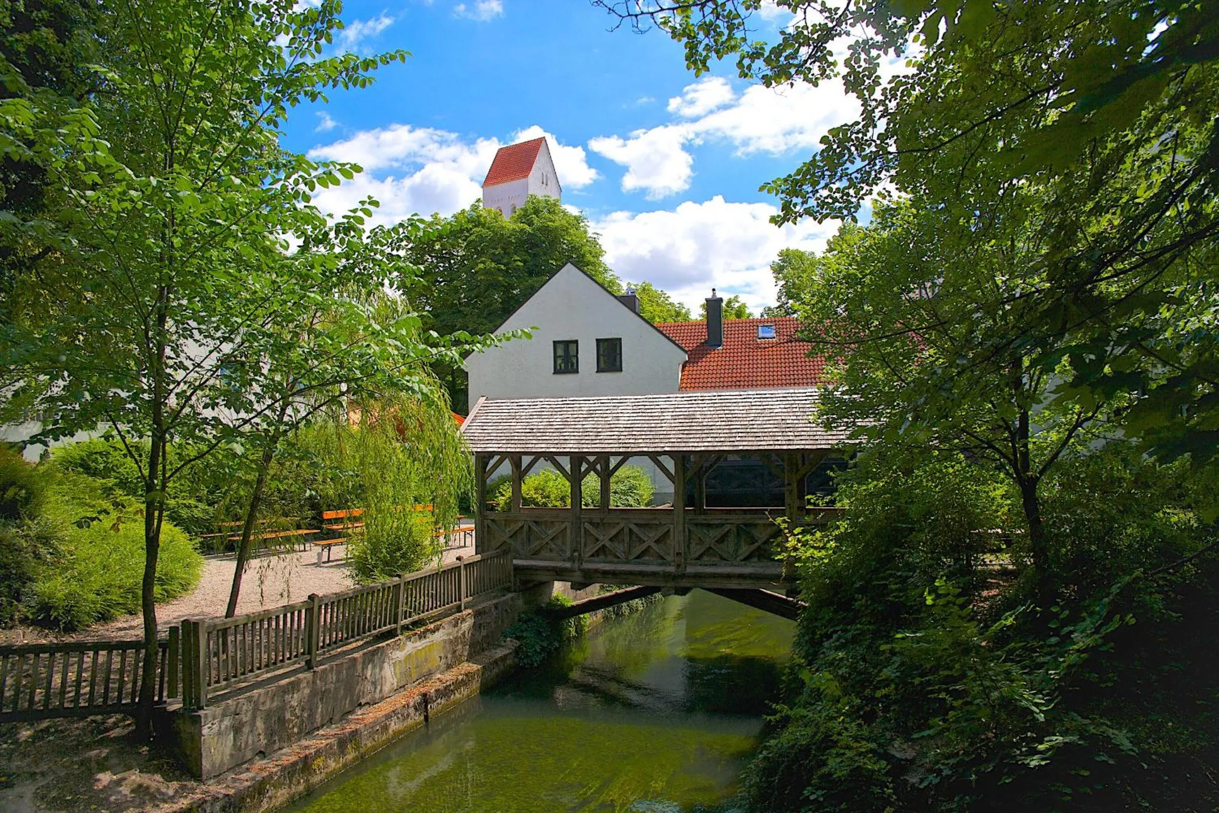 Garden in Hotel zur Mühle