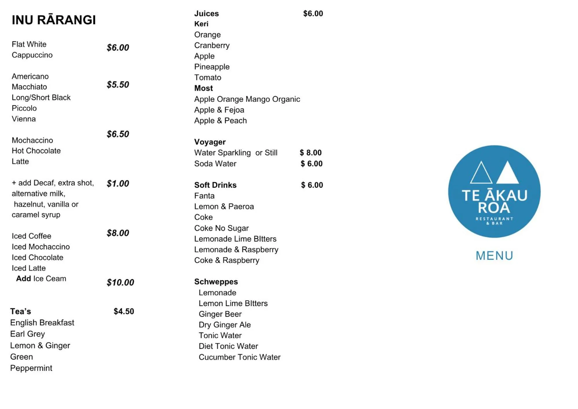 Restaurant/places to eat in Quality Hotel Oceans Tutukaka