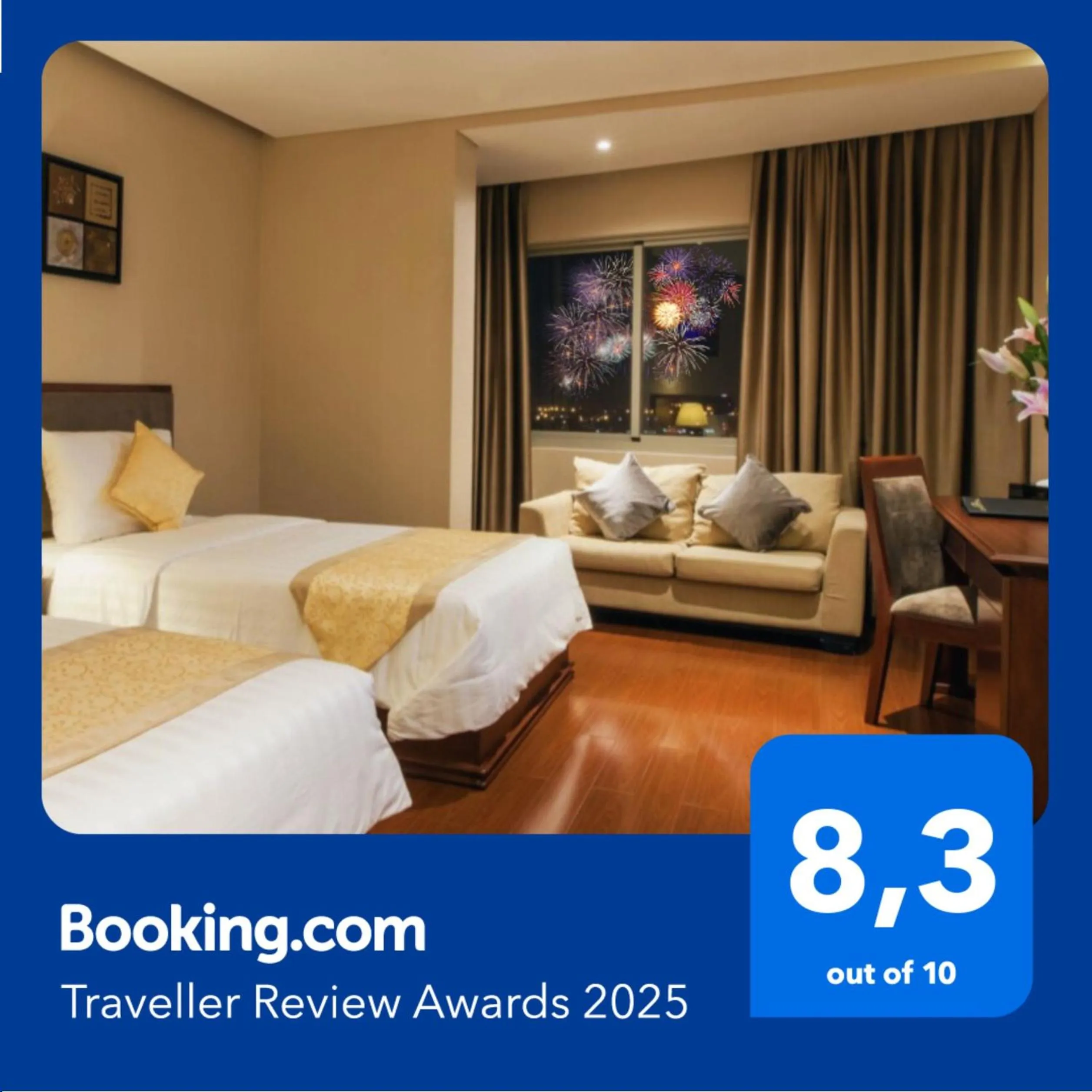 Text overlay in Stay Hotel