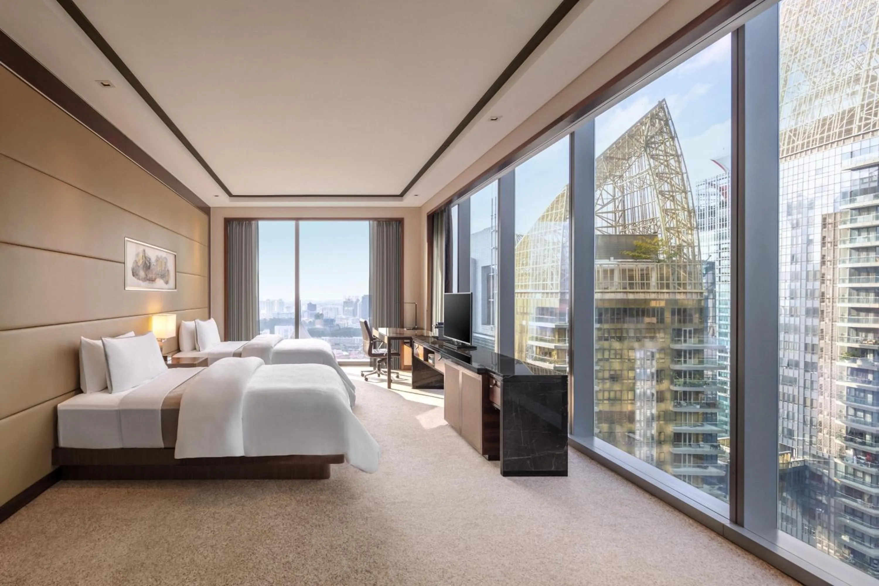 Photo of the whole room, Bed in The Westin Singapore