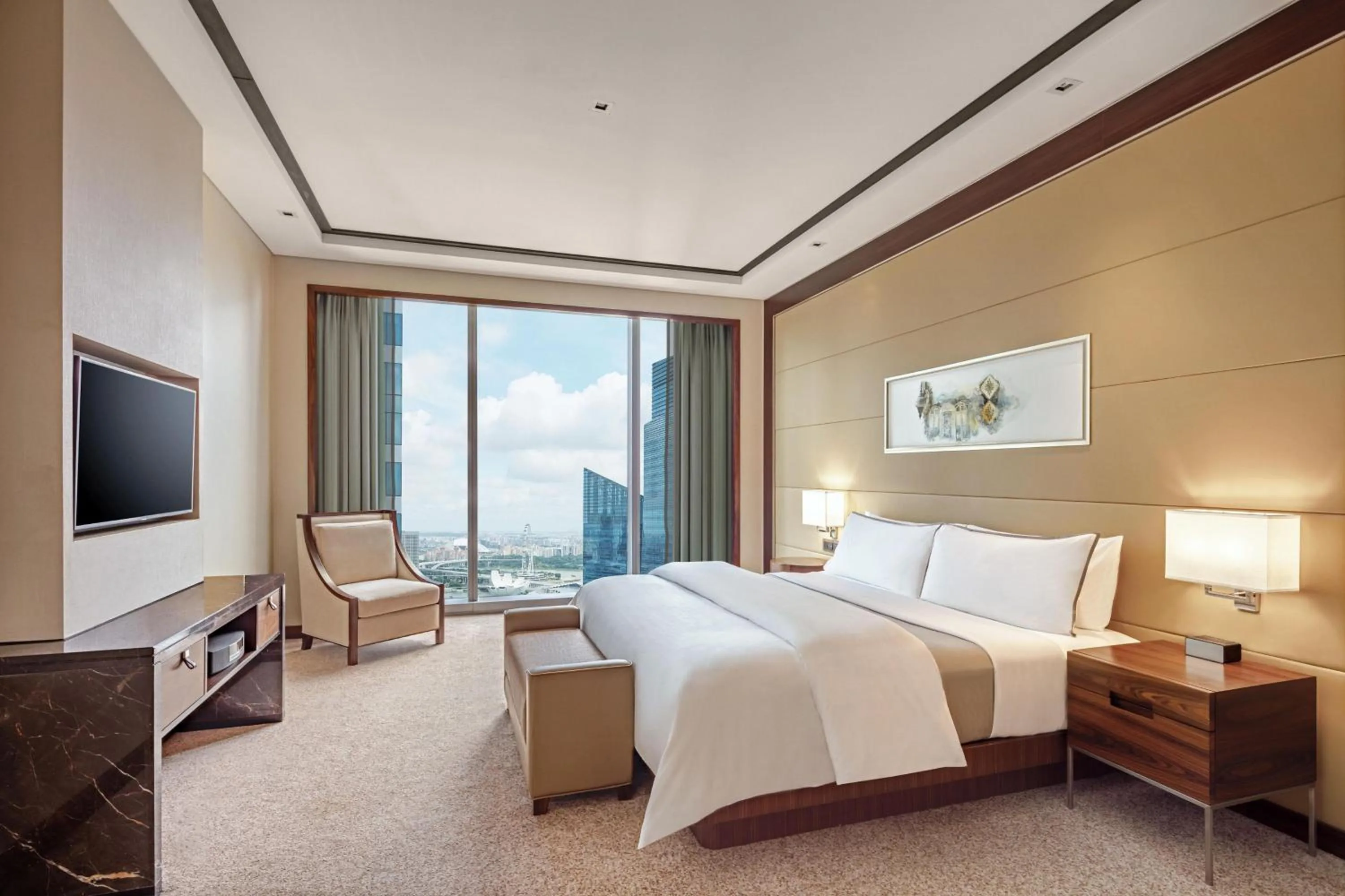 Photo of the whole room, Bed in The Westin Singapore