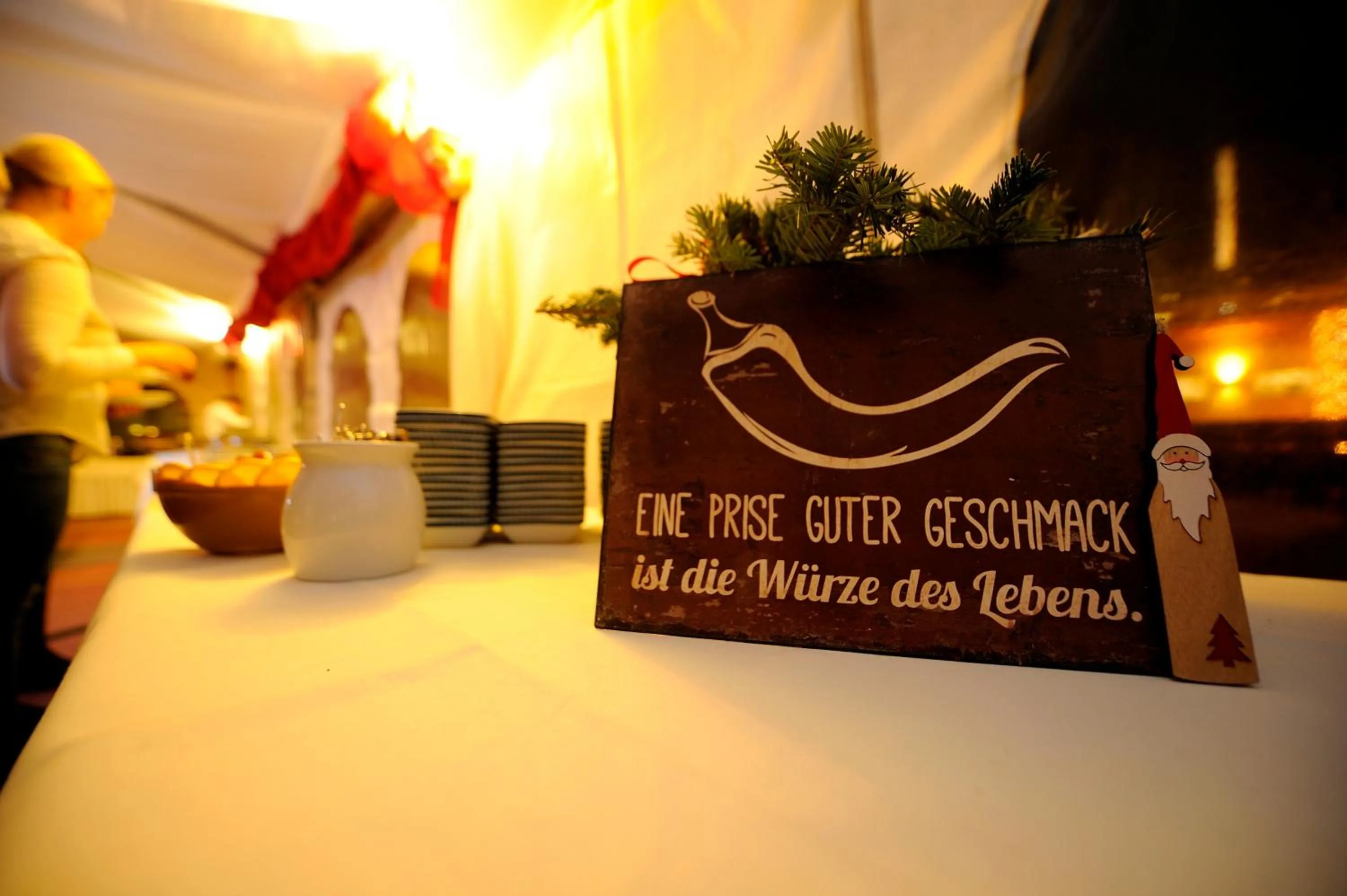 Decorative detail in Hotel zur Heideblüte