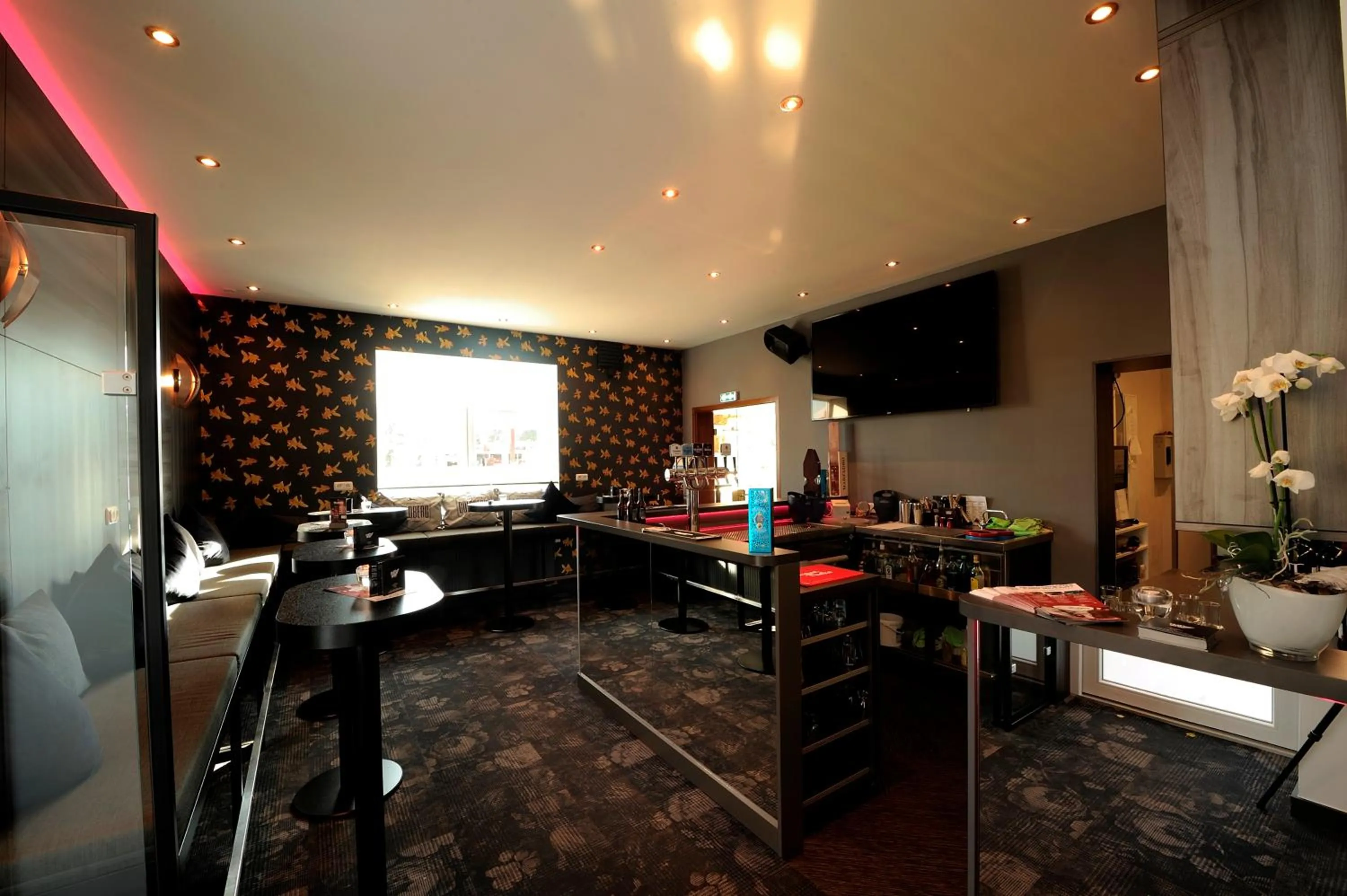 Lounge or bar in Hotel zur Heideblüte