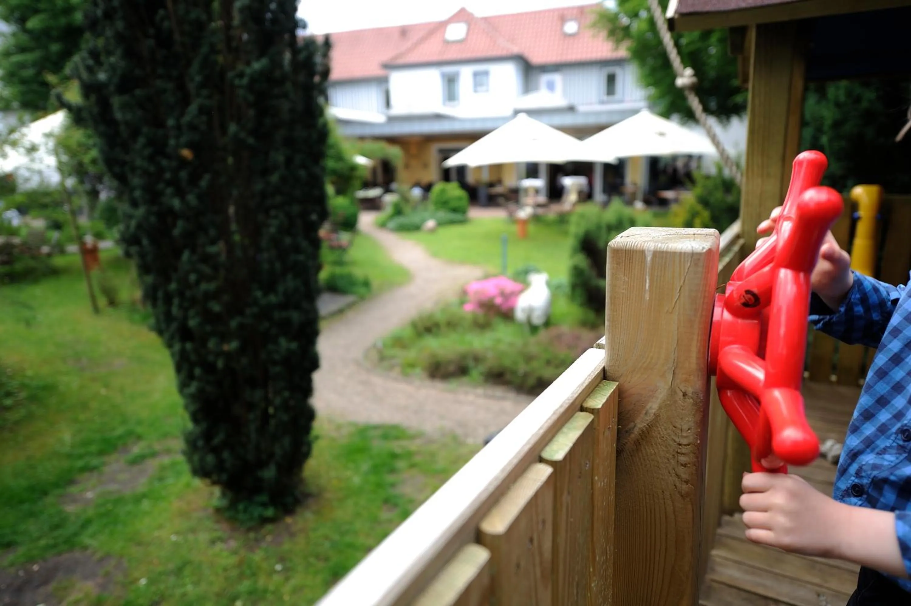 Children play ground in Hotel zur Heideblüte