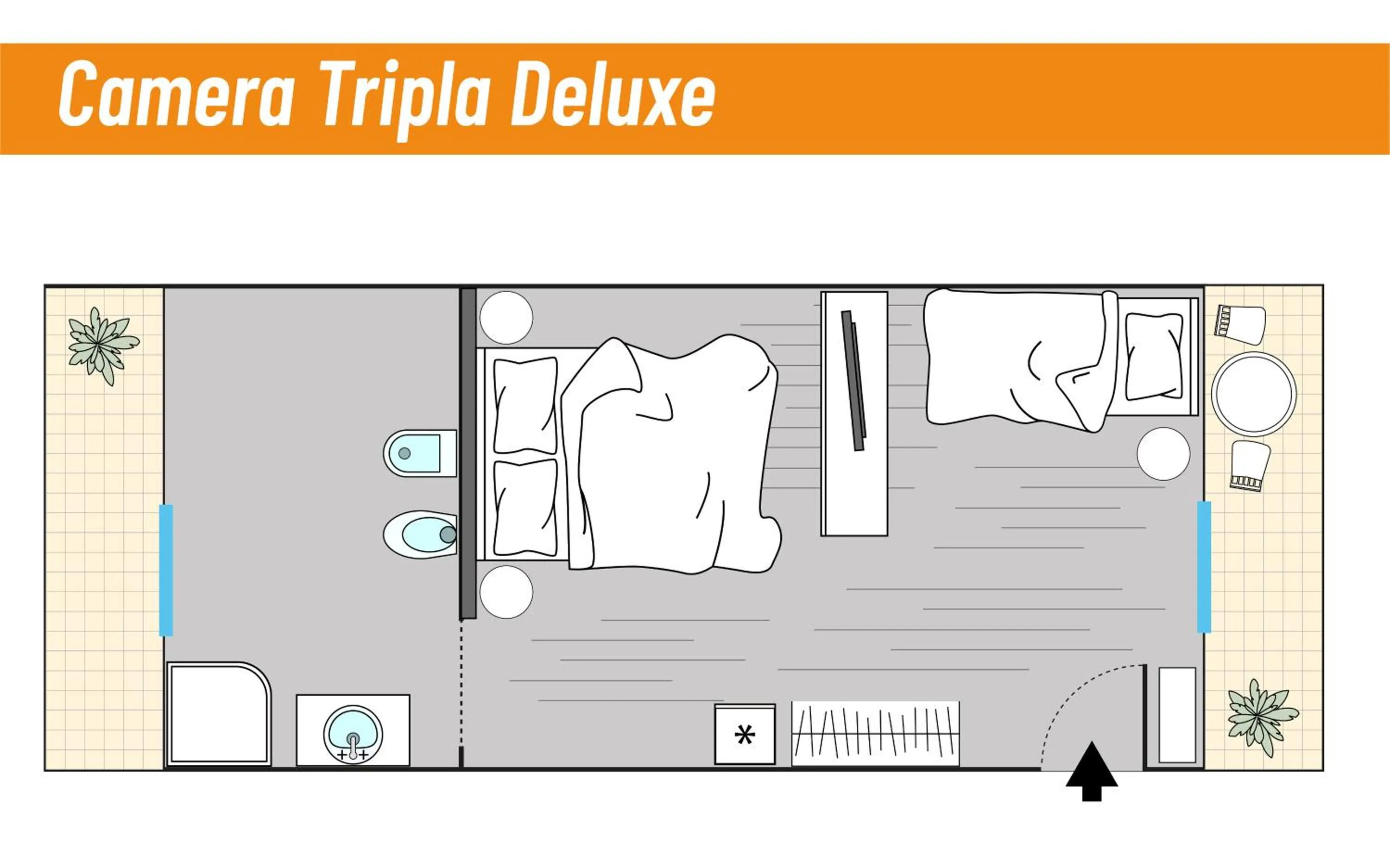 Floor plan in Borgo Incoronata B&B