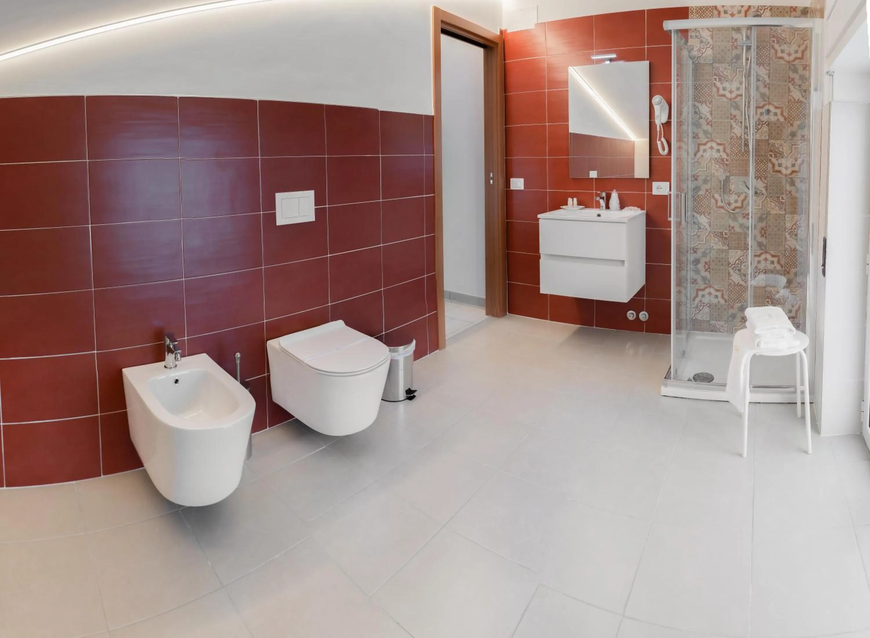 Bathroom in Borgo Incoronata B&B