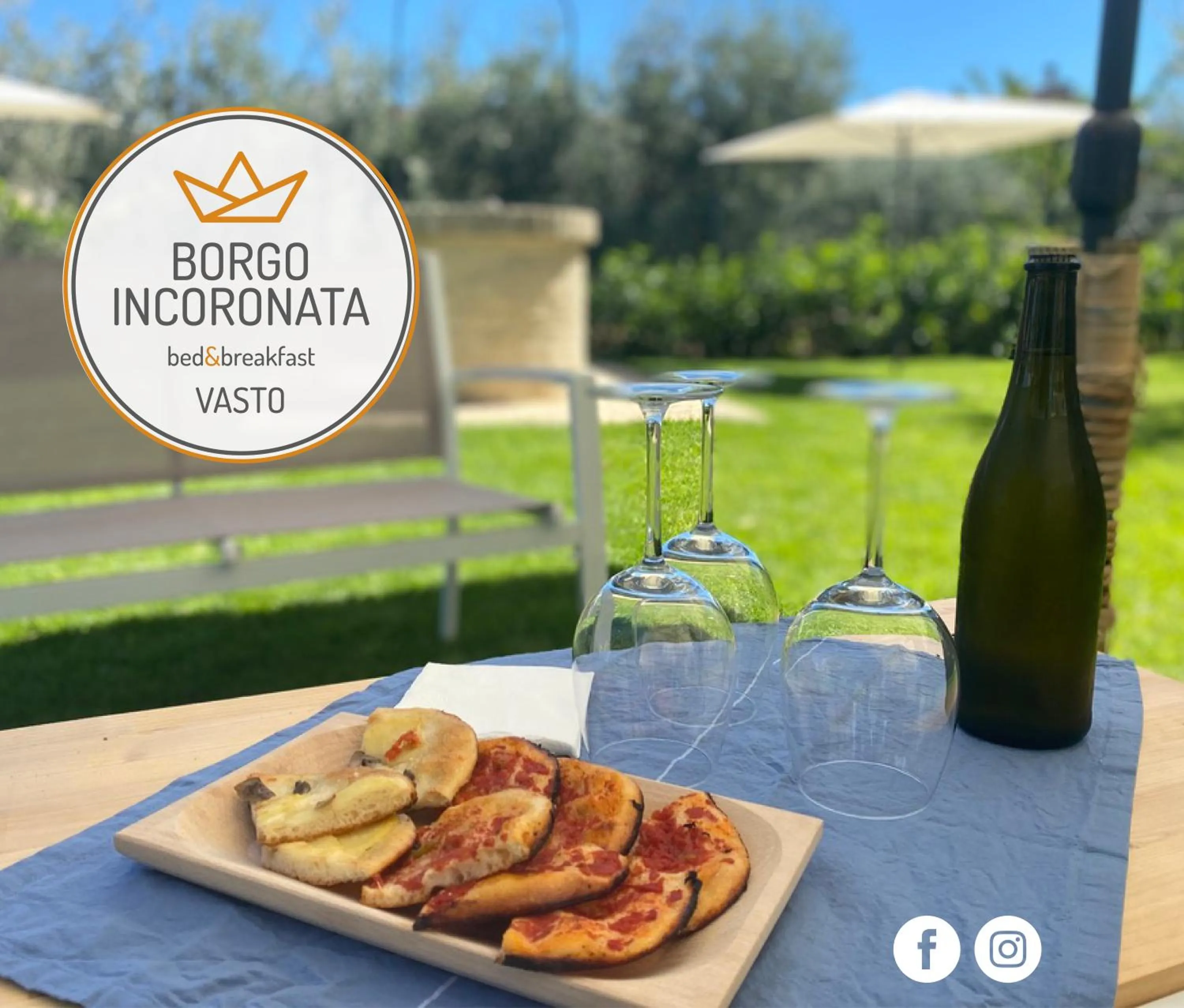 Garden in Borgo Incoronata B&B