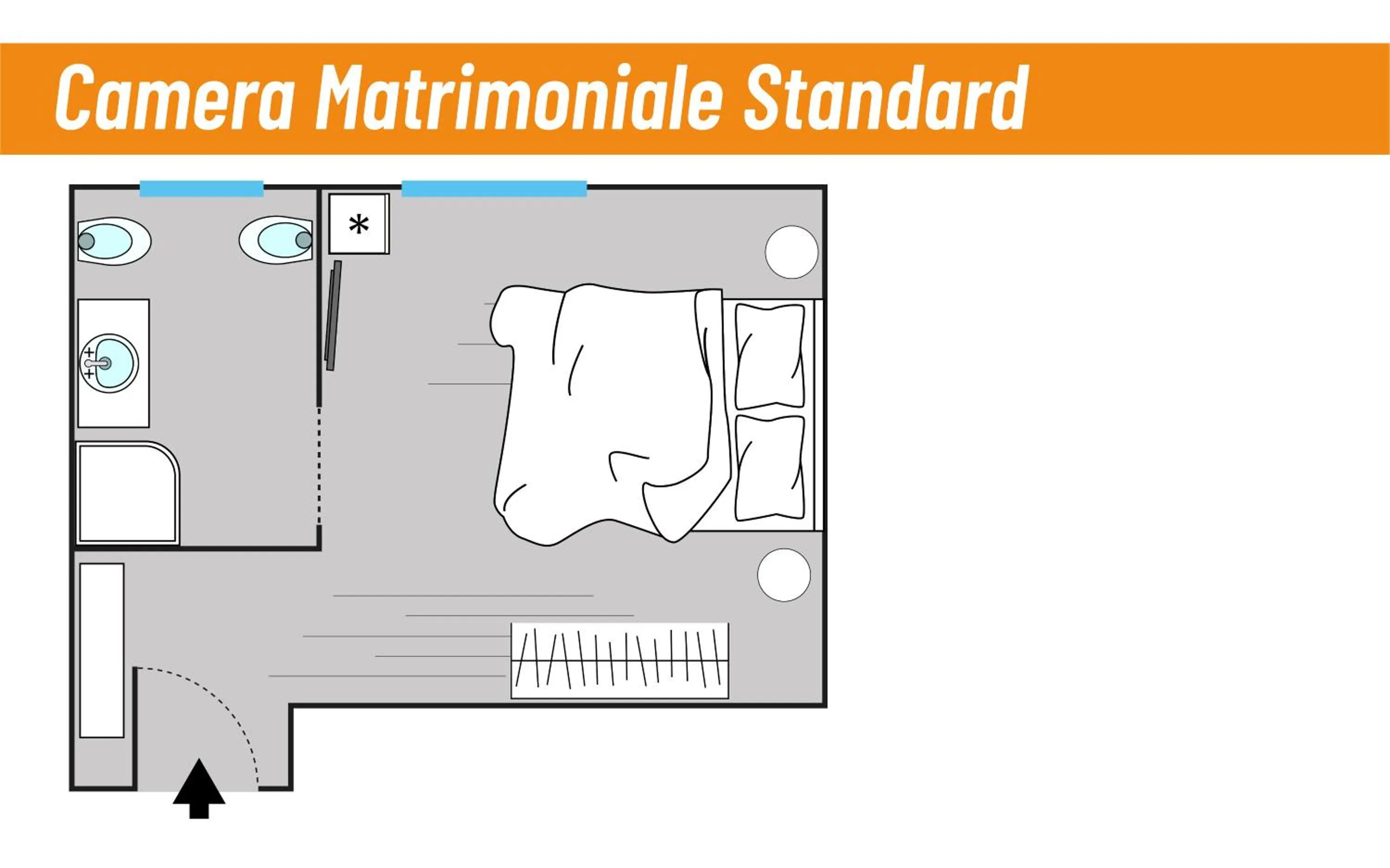 Floor plan in Borgo Incoronata B&B