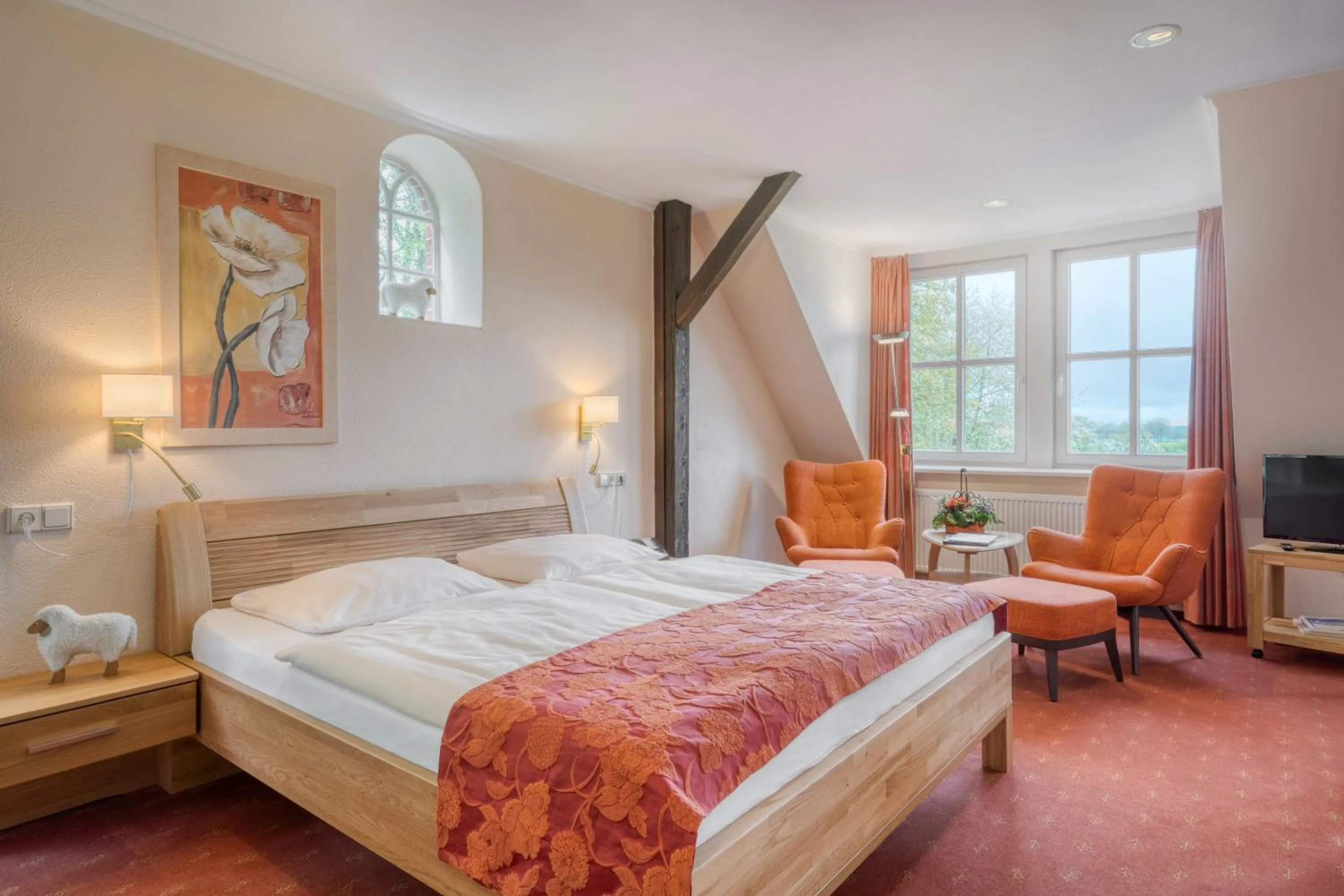 Photo of the whole room, Bed in Landhotel Waldseiter Hof