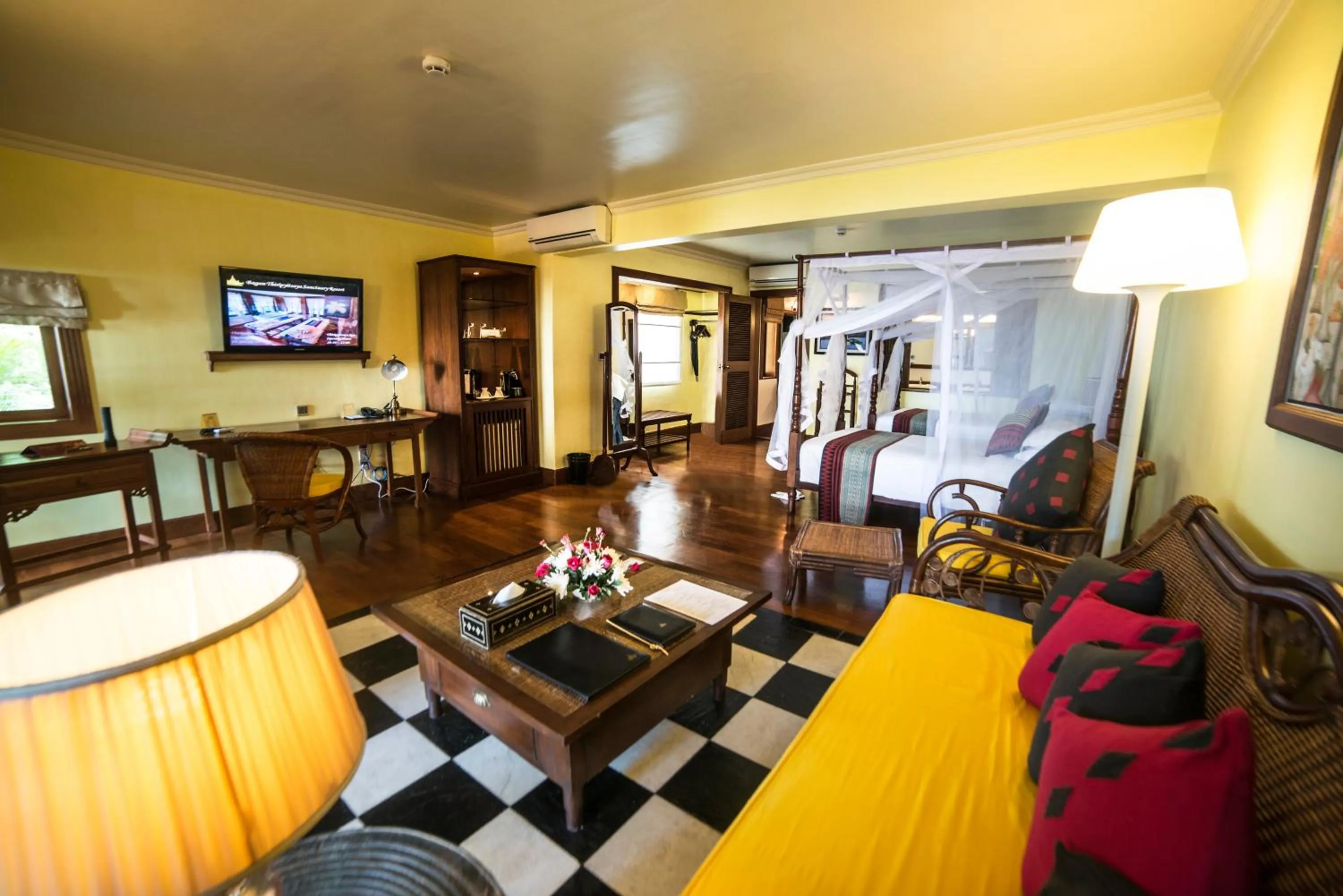 Photo of the whole room in Bagan Thiripyitsaya Sanctuary Resort