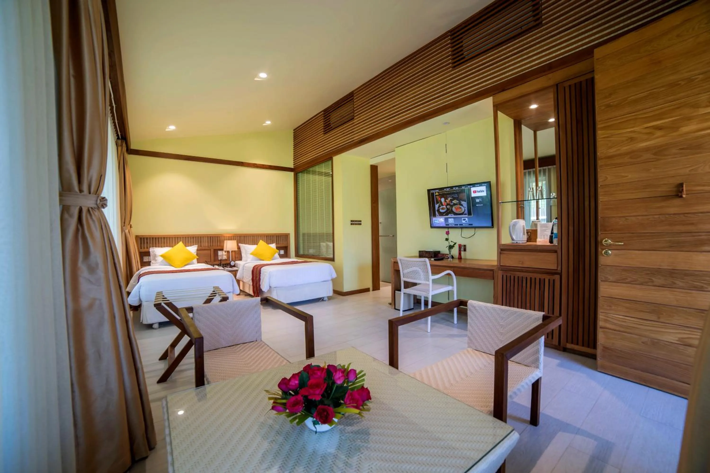 Photo of the whole room, Bed in Bagan Thiripyitsaya Sanctuary Resort