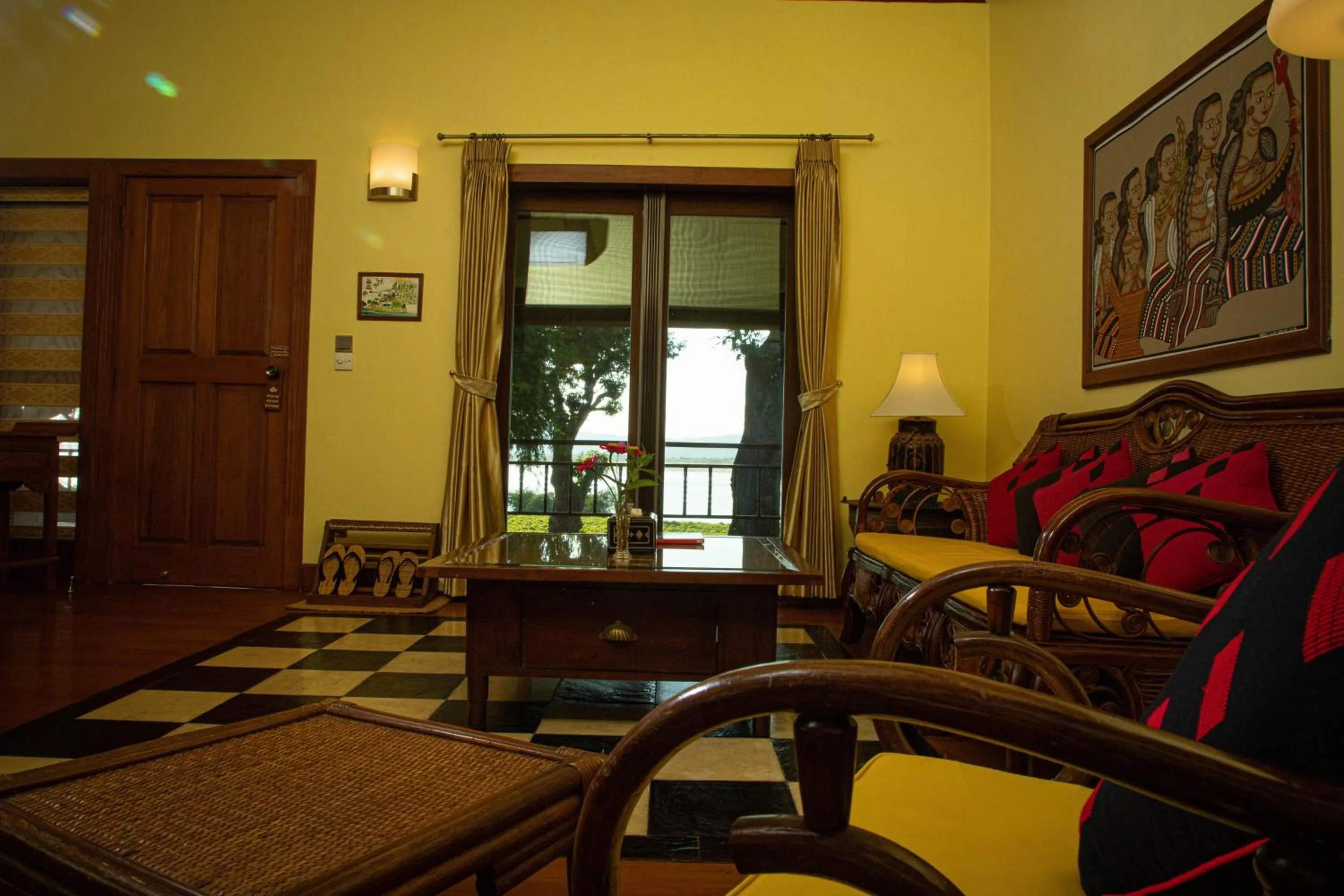 Bedroom in Bagan Thiripyitsaya Sanctuary Resort