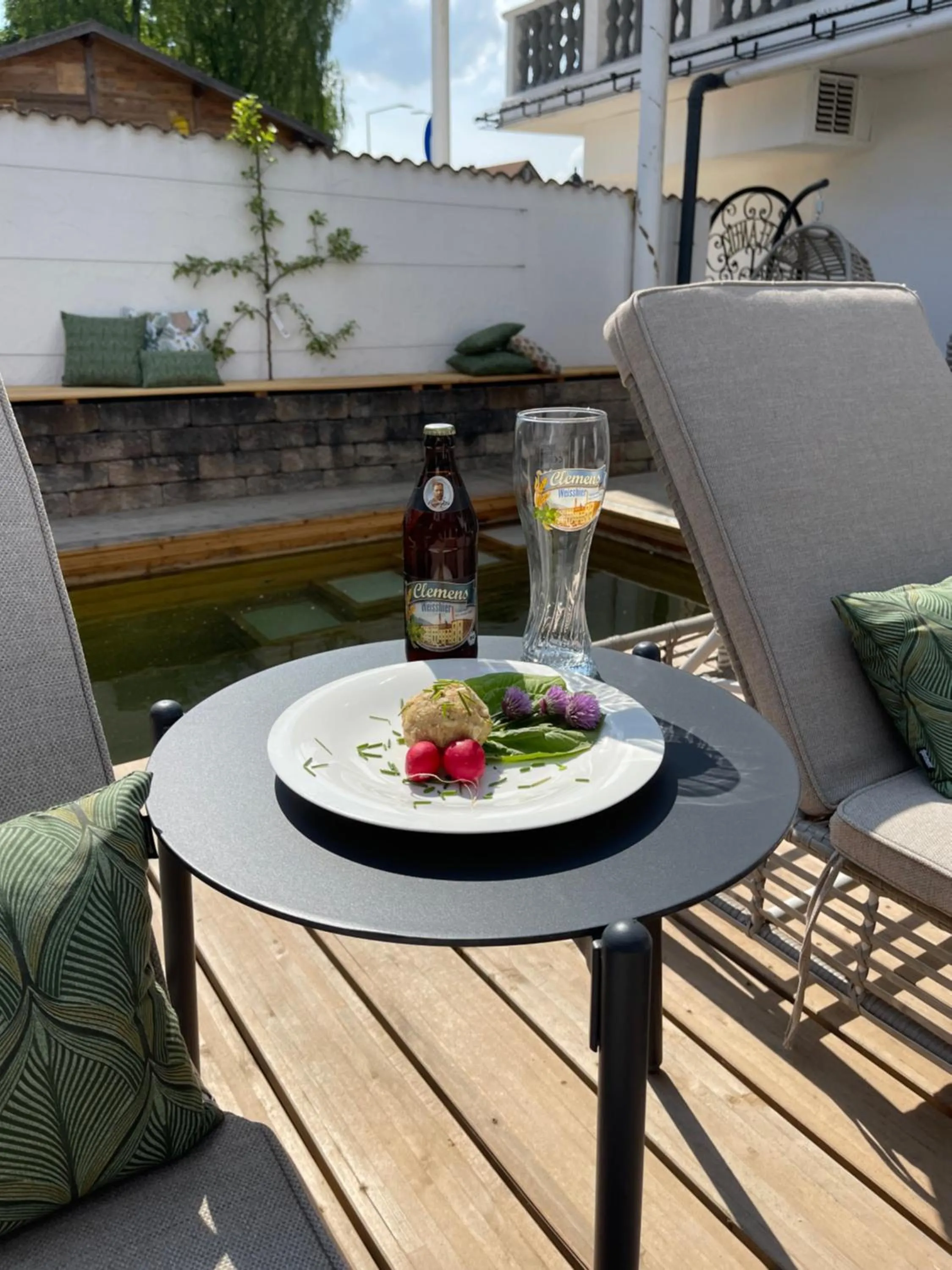 Garden in Boutiquehotel Goldhahn Bio Sport & Wellness