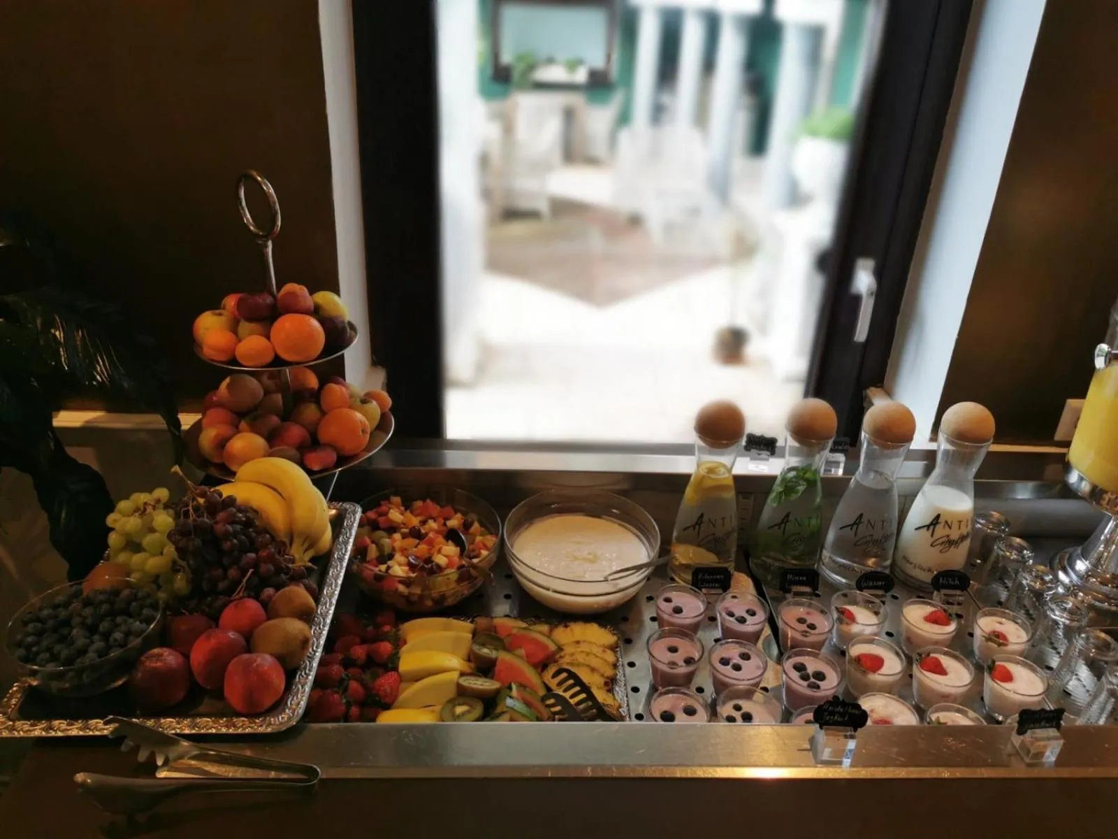 Buffet breakfast in Boutiquehotel Goldhahn Bio Sport & Wellness