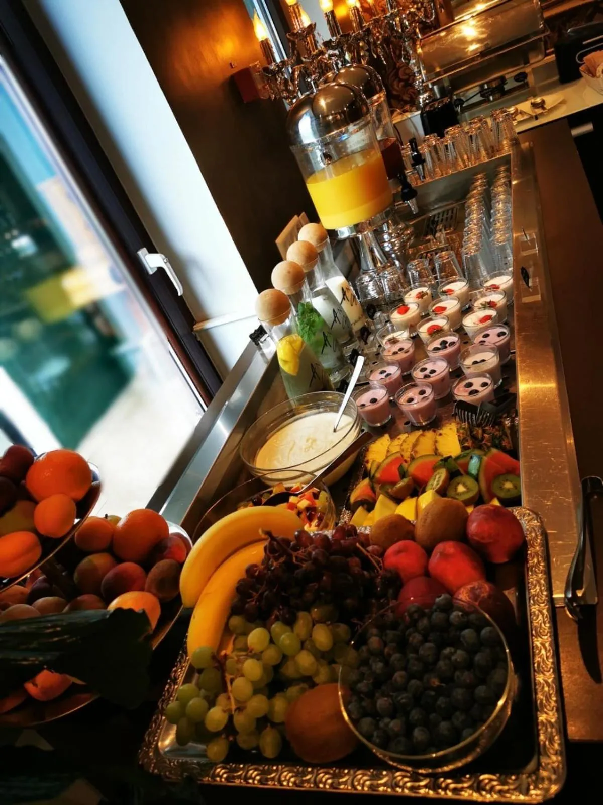 Buffet breakfast in Boutiquehotel Goldhahn Bio Sport & Wellness