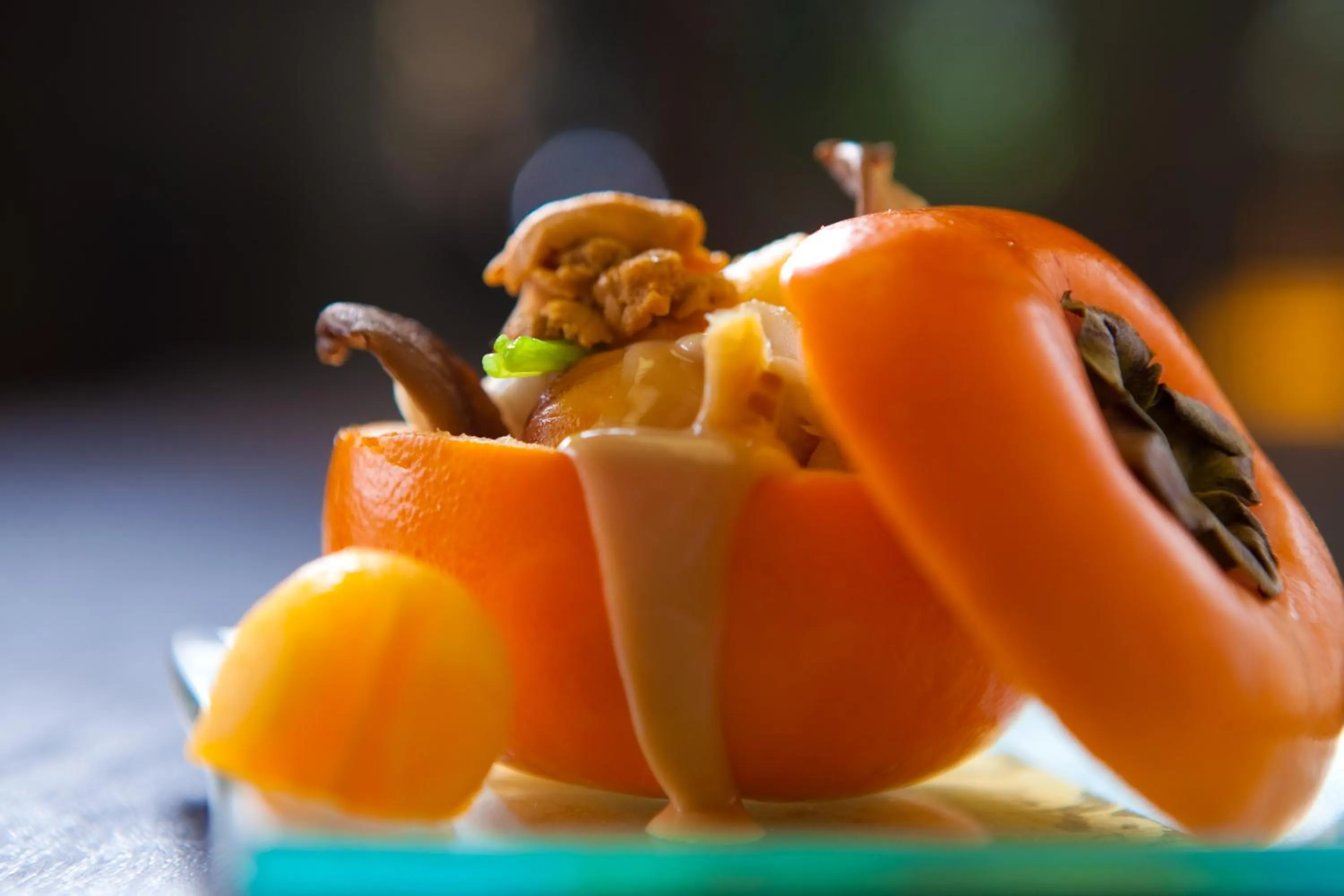 Food close-up in Kappo Ryokan Kannawa Bettei