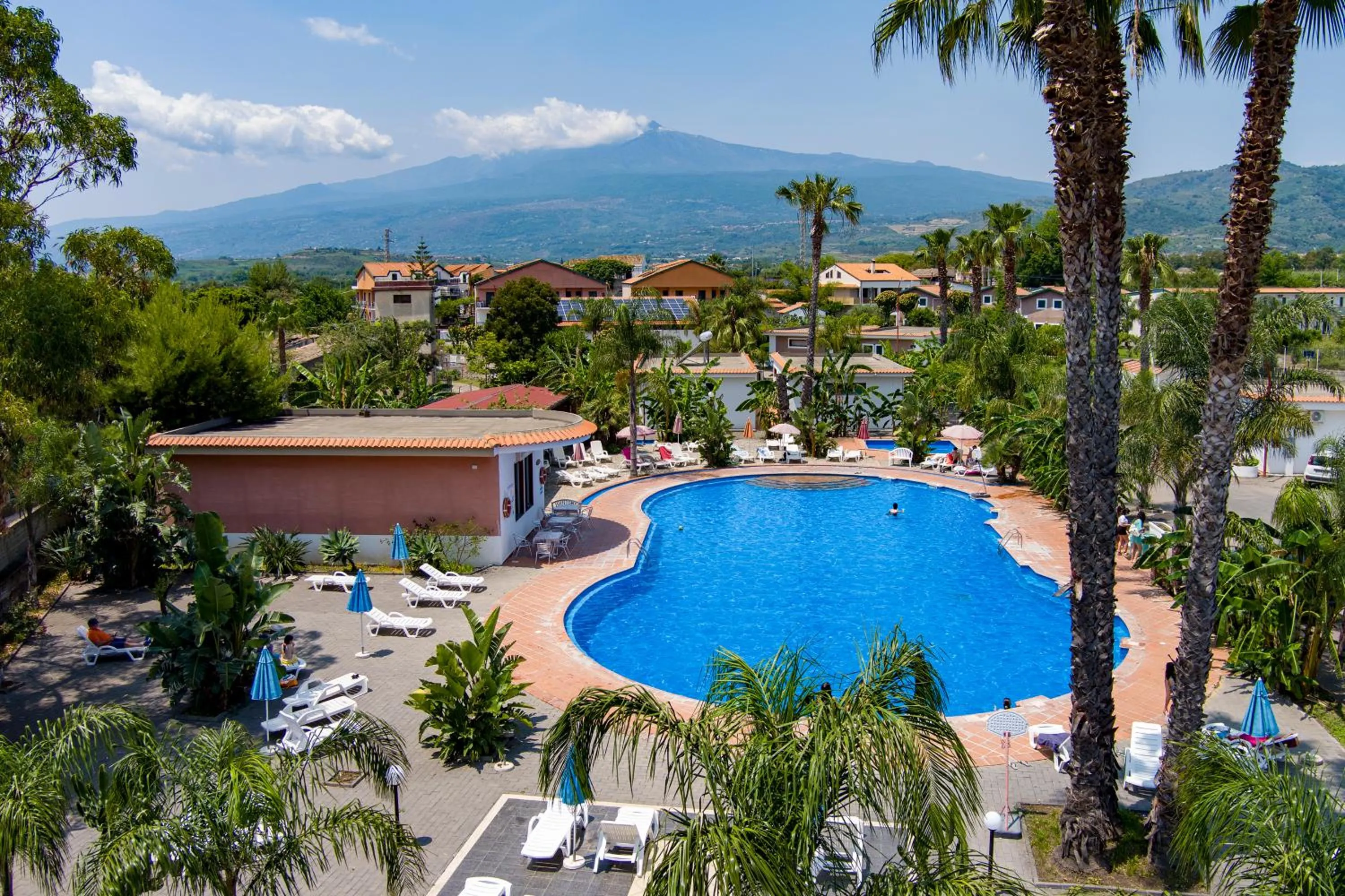 Pool view in Villaggio Alkantara