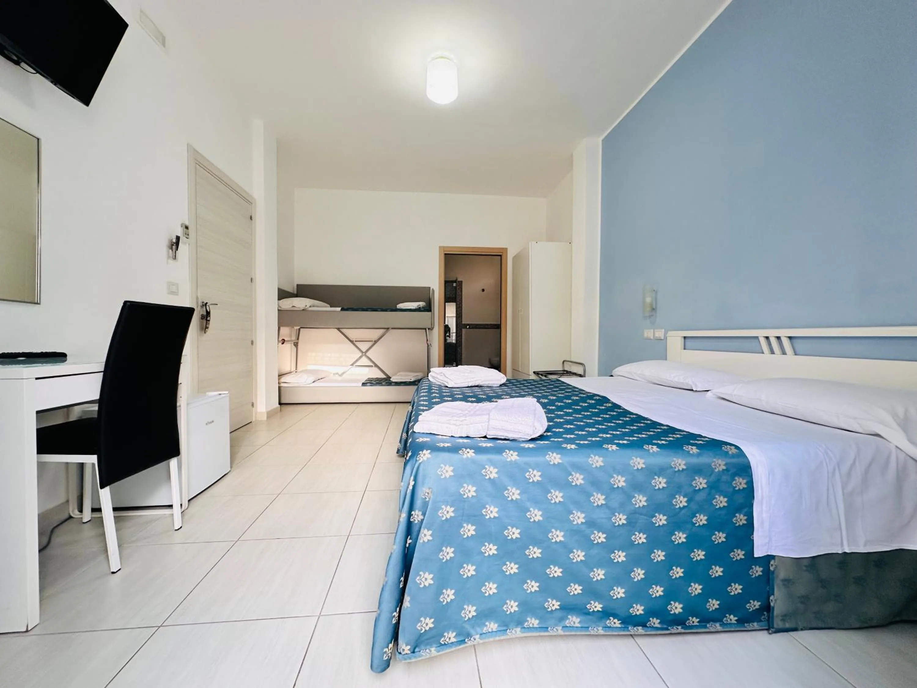 Bed in Maniel Beach Hotel