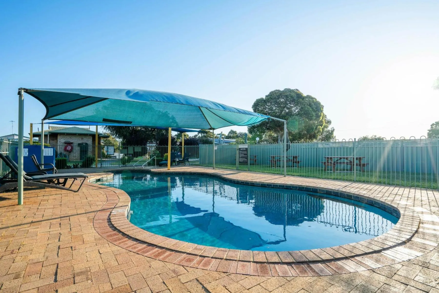 Swimming pool in Tasman Holiday Parks - Serpentine Falls