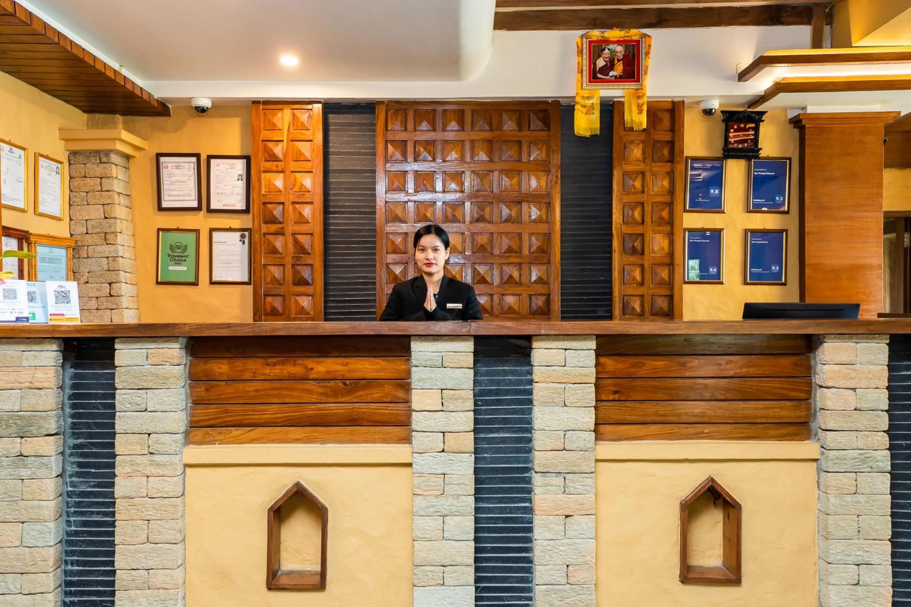 Lobby or reception in Bar Peepal Resort