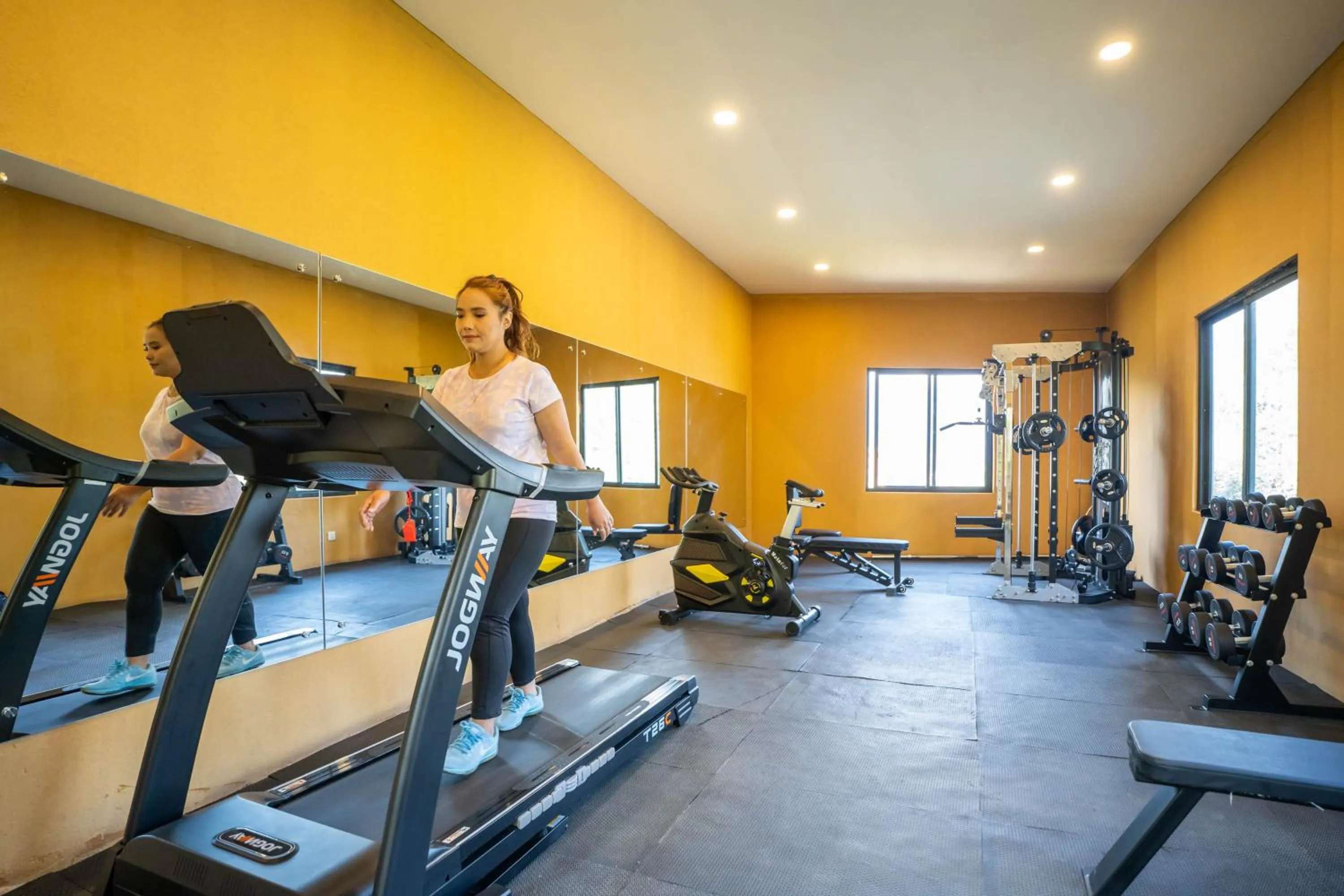 Fitness centre/facilities in Bar Peepal Resort