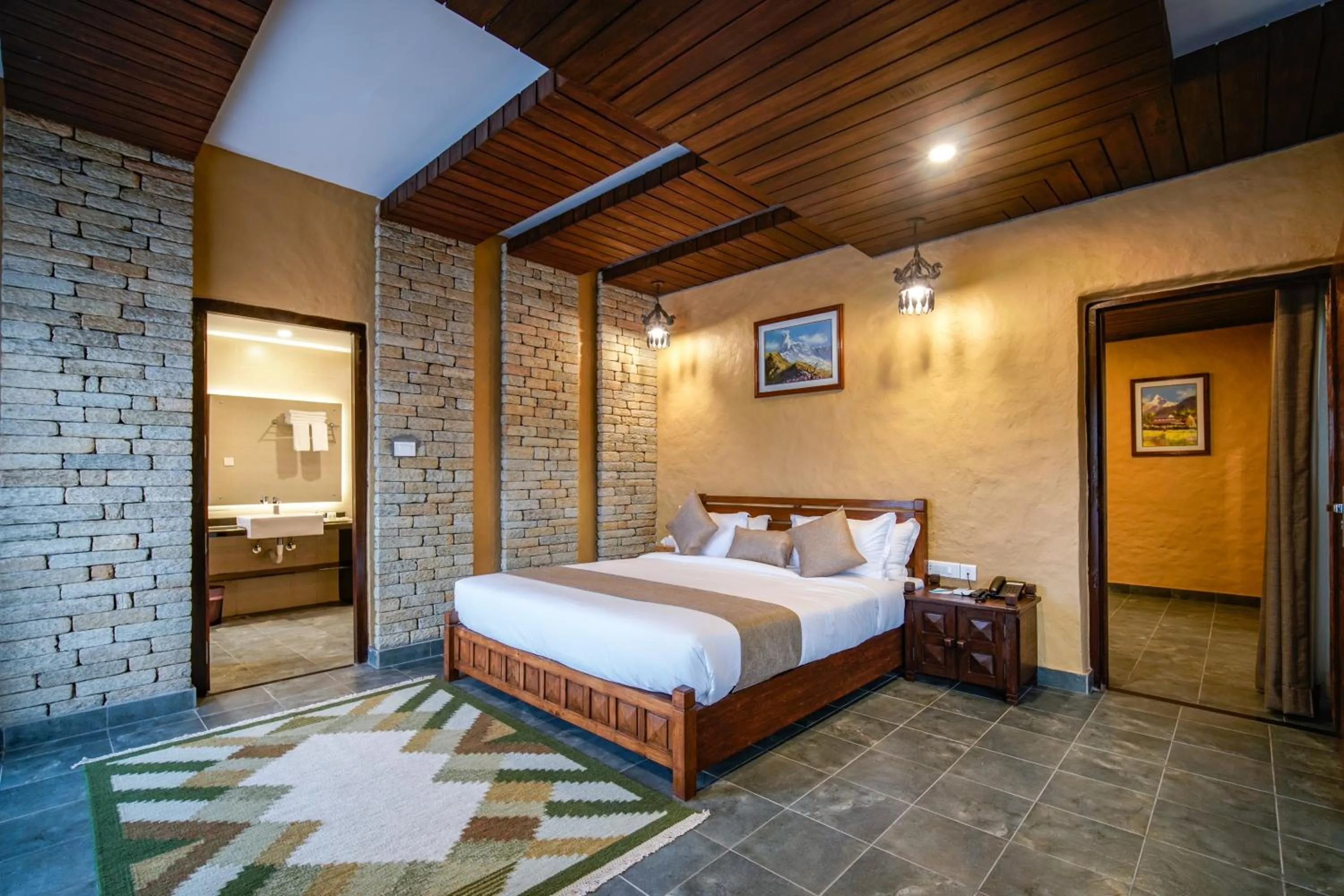 Bedroom, Bed in Bar Peepal Resort