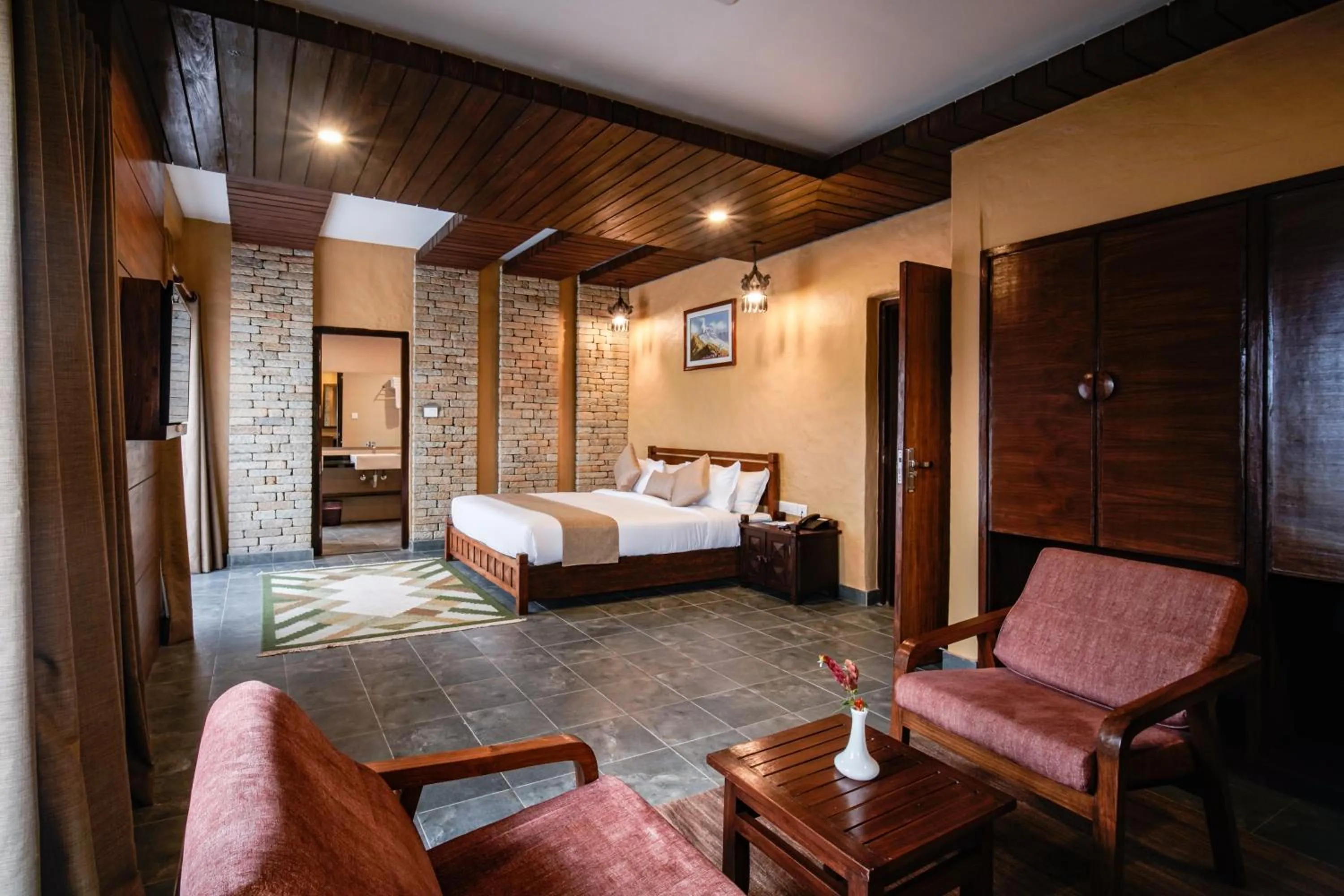 Photo of the whole room, Bed in Bar Peepal Resort