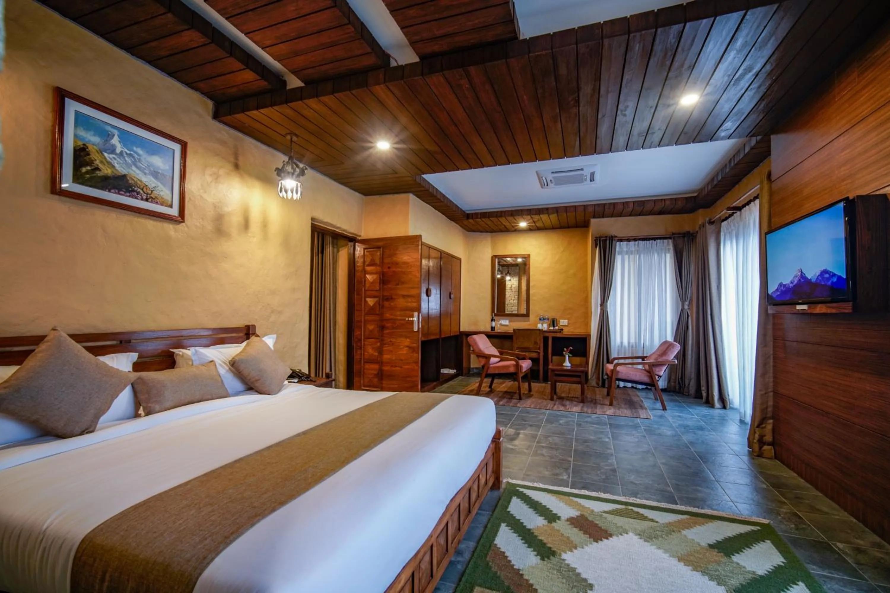 Photo of the whole room, Bed in Bar Peepal Resort