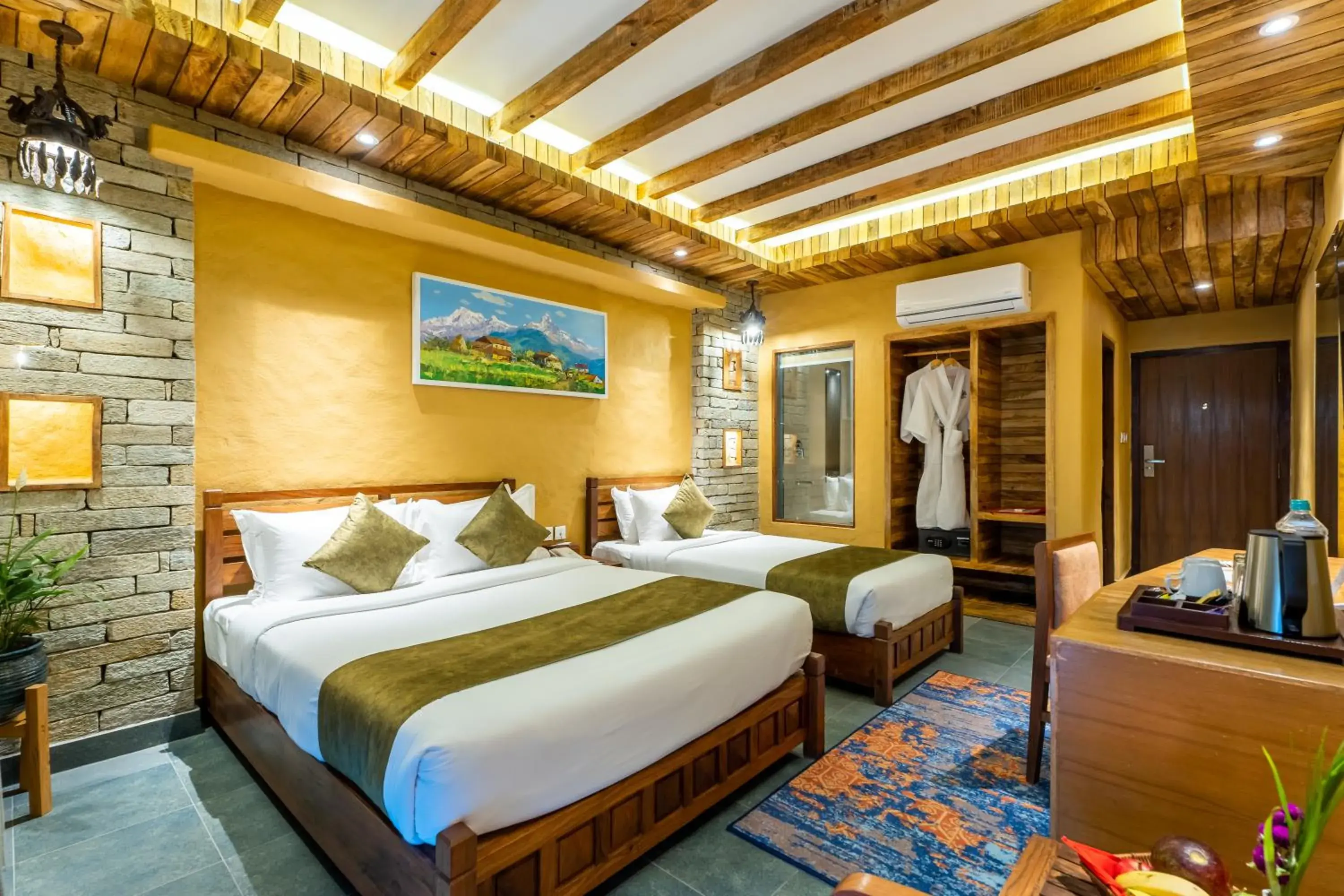 Superior Twin Room with Free Airport Transfers in Bar Peepal Resort Superior Twin Room with Free Airport Transfers in Bar Peepal Resort