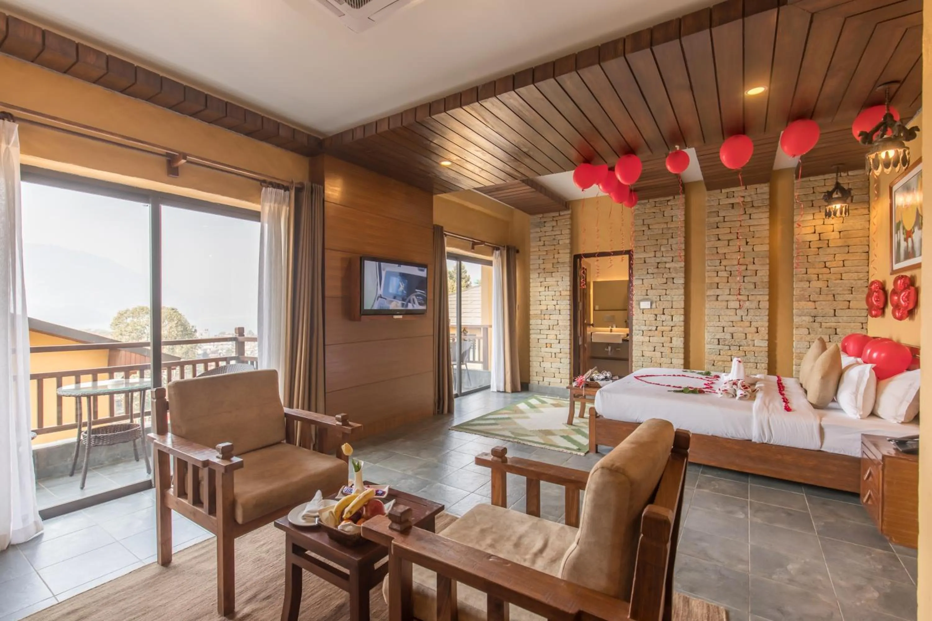 Living room in Bar Peepal Resort