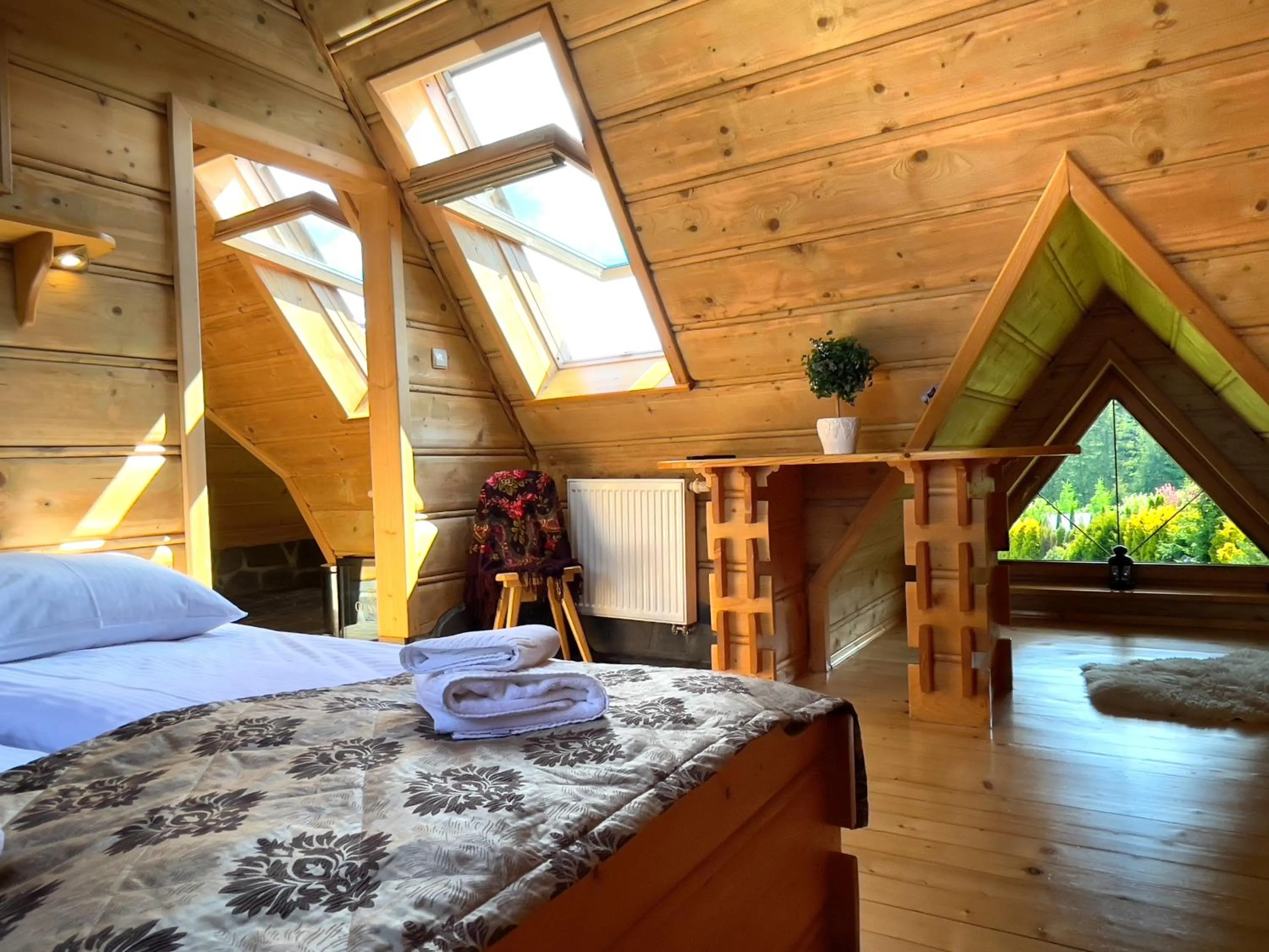 Bed in Pensjonat u Ani