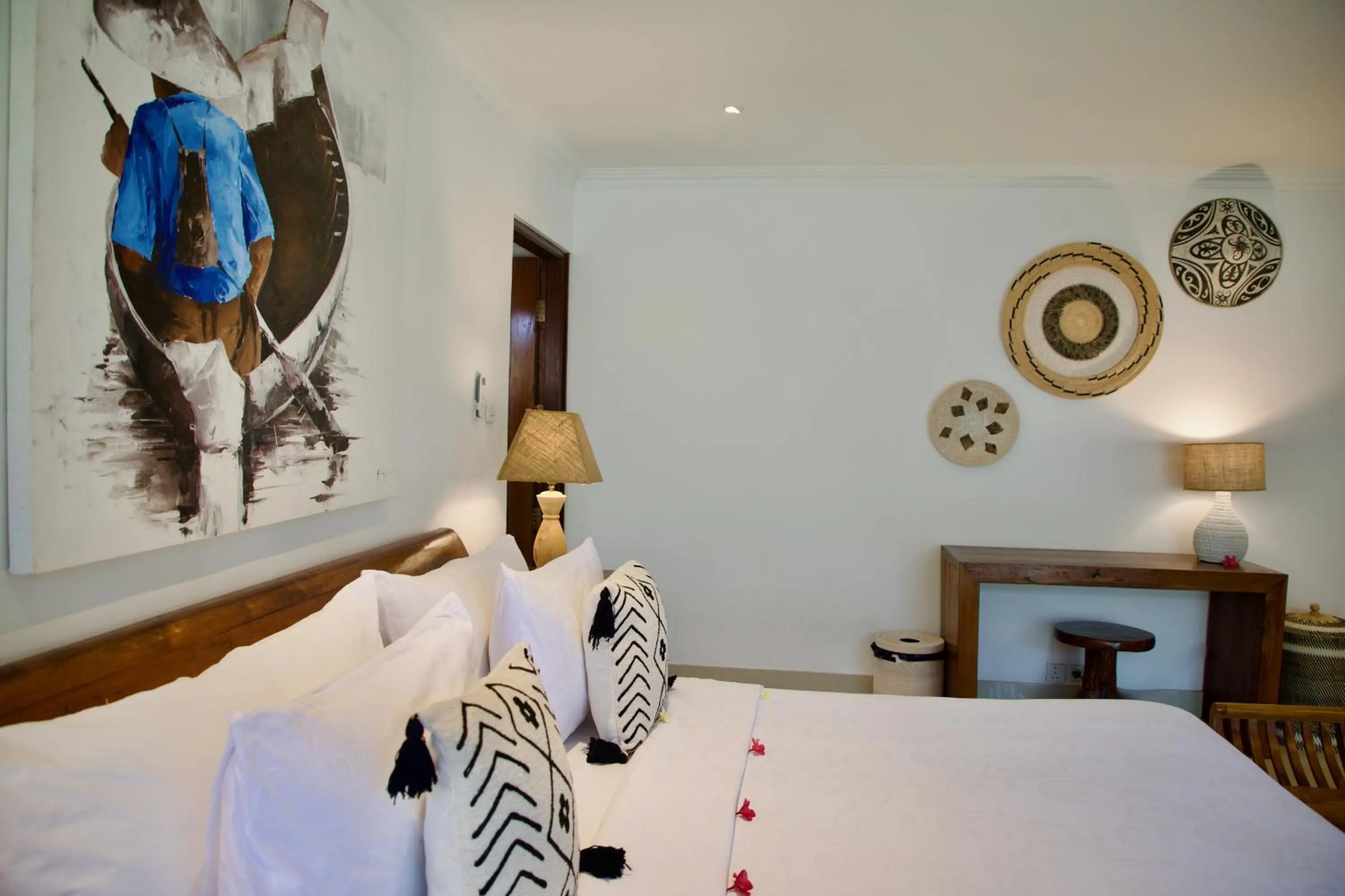 Bed in Villa Sunset Beach