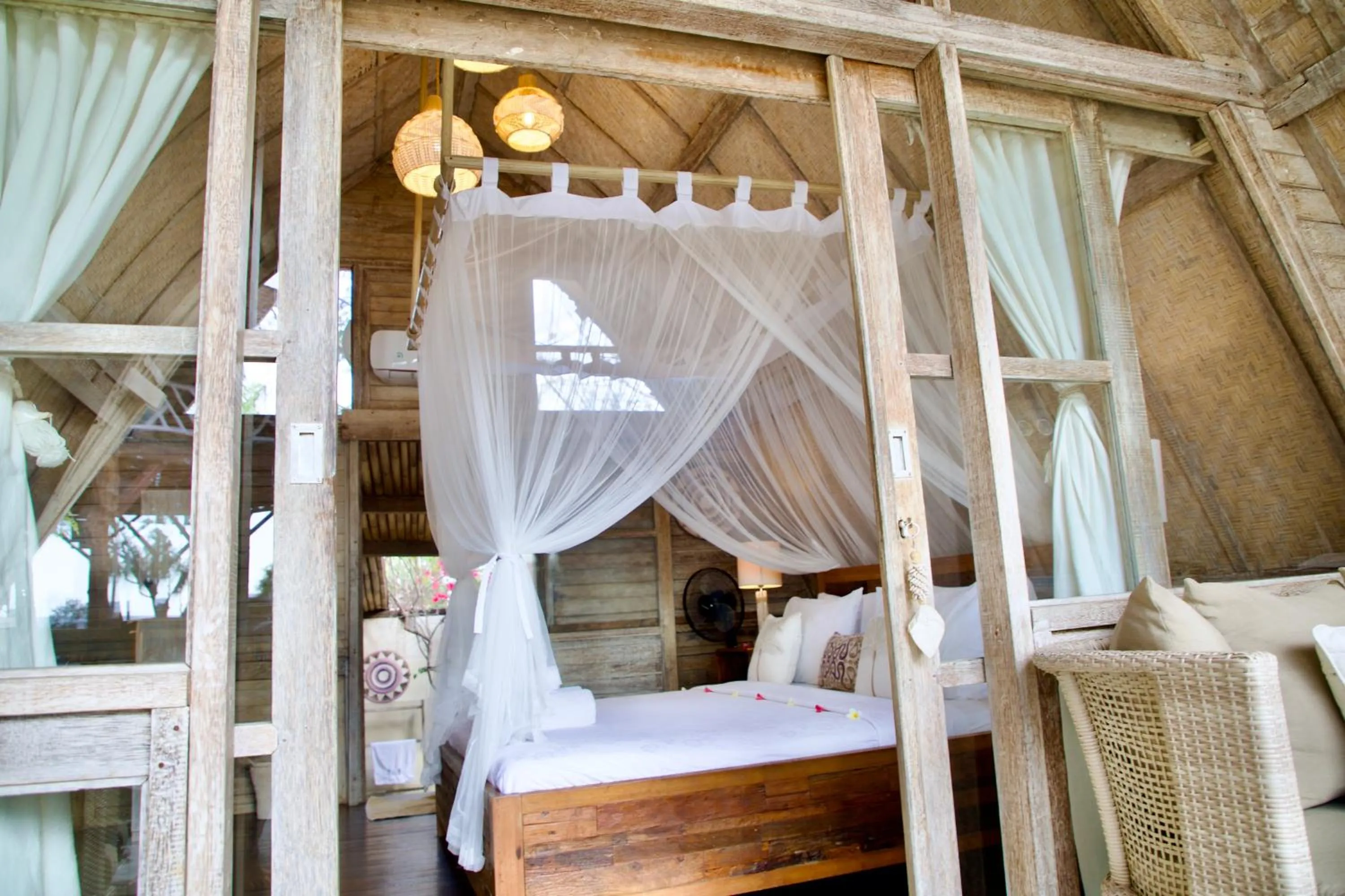 Bed in Villa Sunset Beach