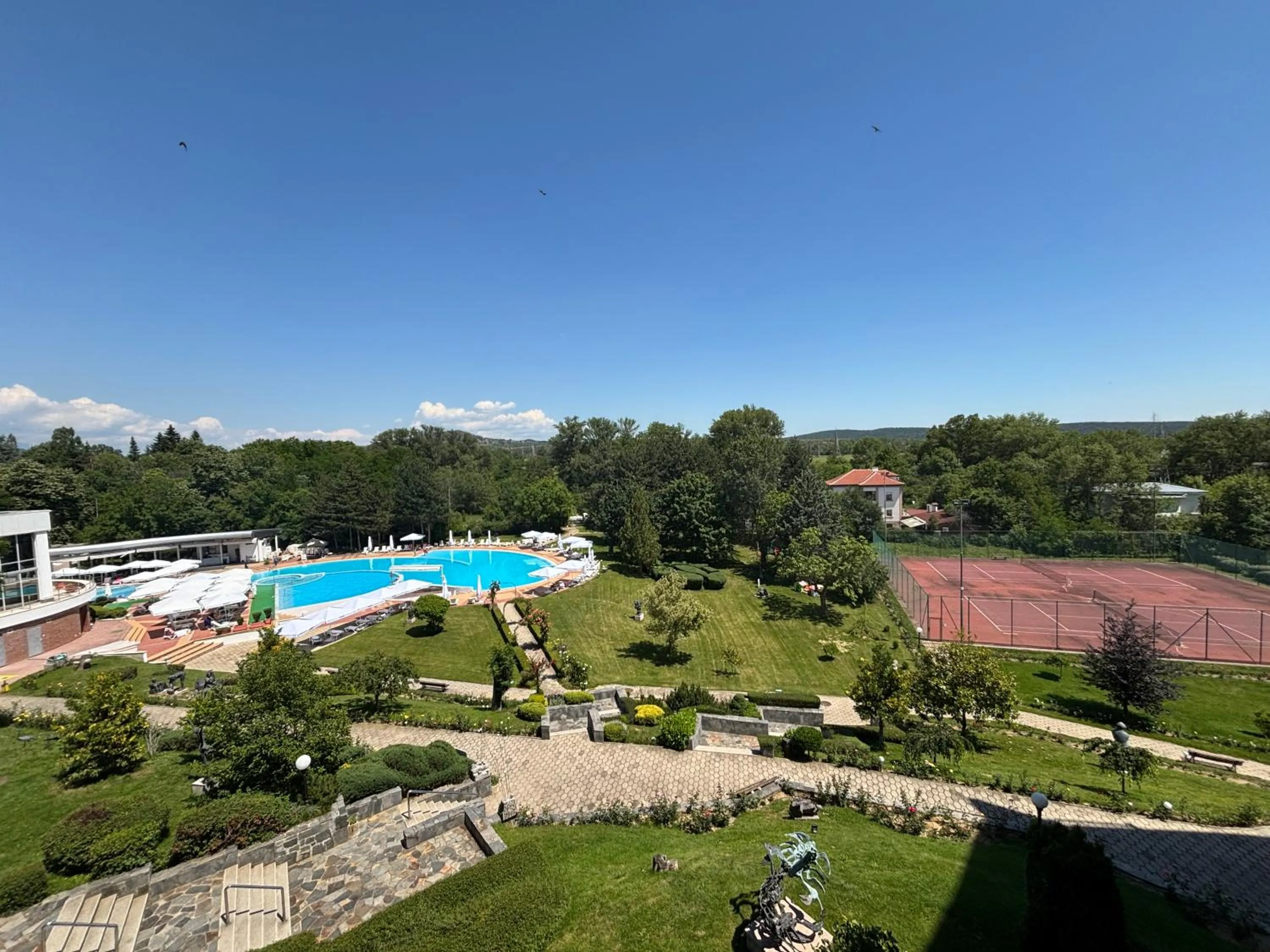 Garden in Hissar Spa Hotel