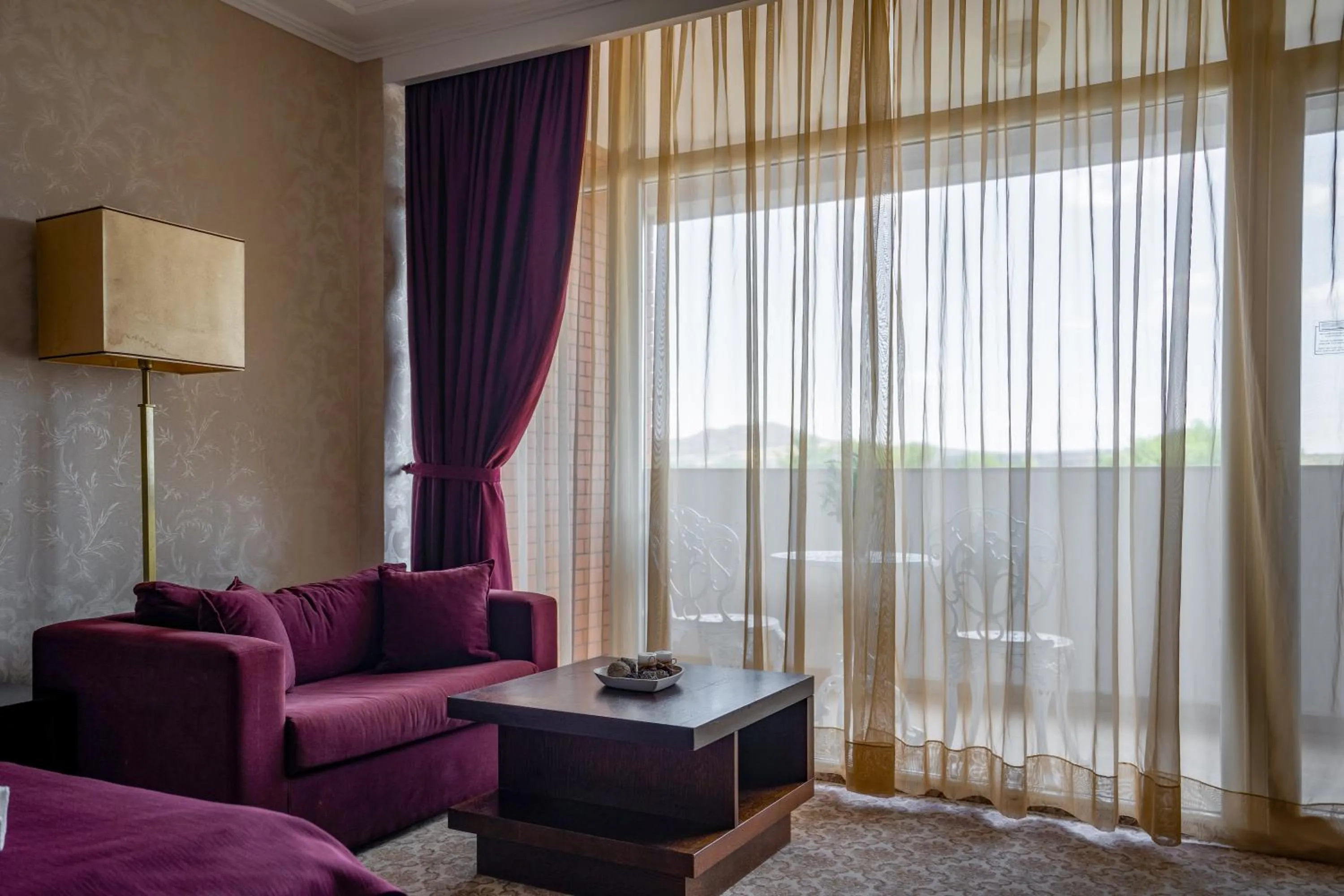 Seating area in Hissar Spa Hotel