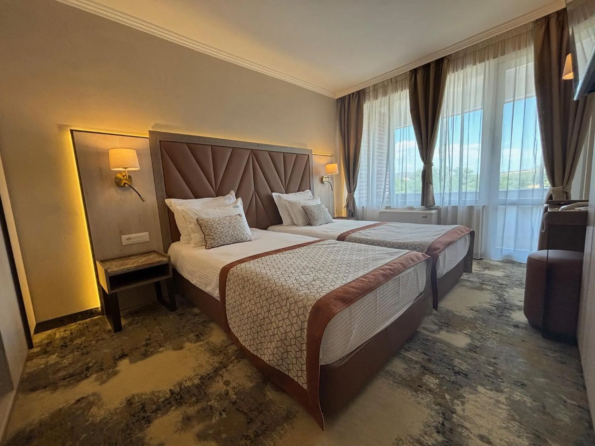 Property building, Bed in Hissar Spa Hotel