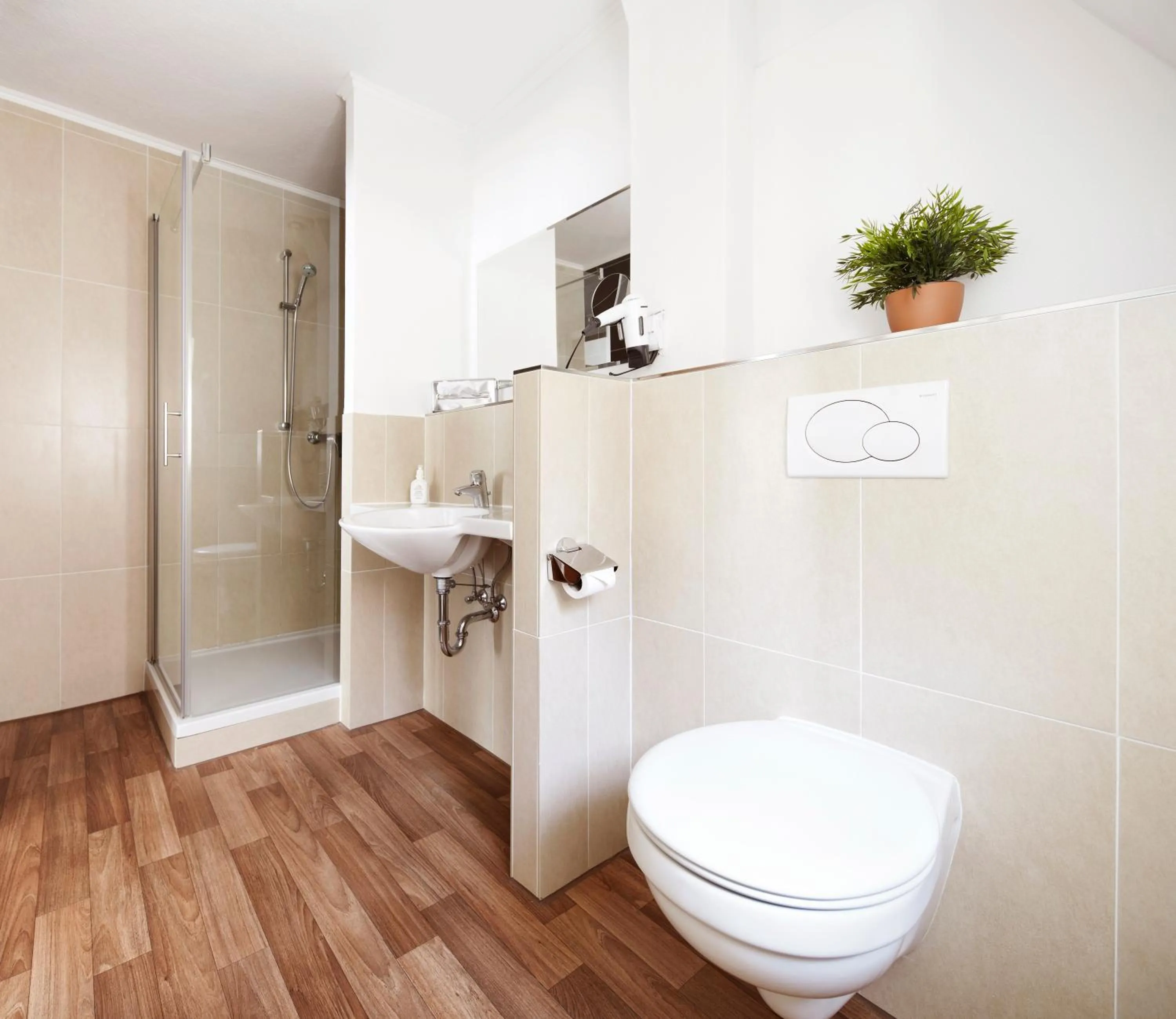 Bathroom in Hotel Jensen