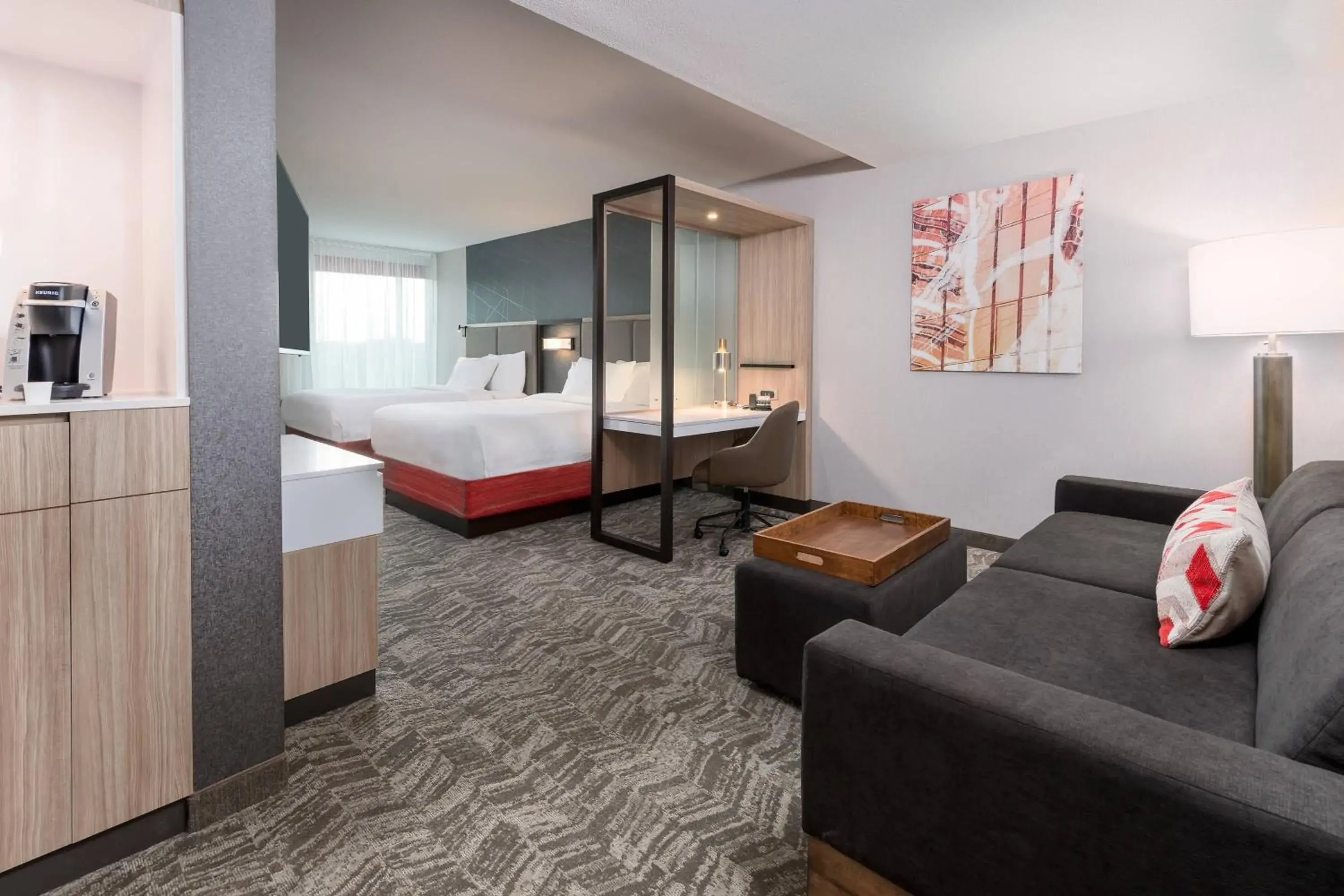 Suite with Two Queen Beds - Hearing Accessible in SpringHill Suites Lakeland Suite with Two Queen Beds - Hearing Accessible in SpringHill Suites Lakeland