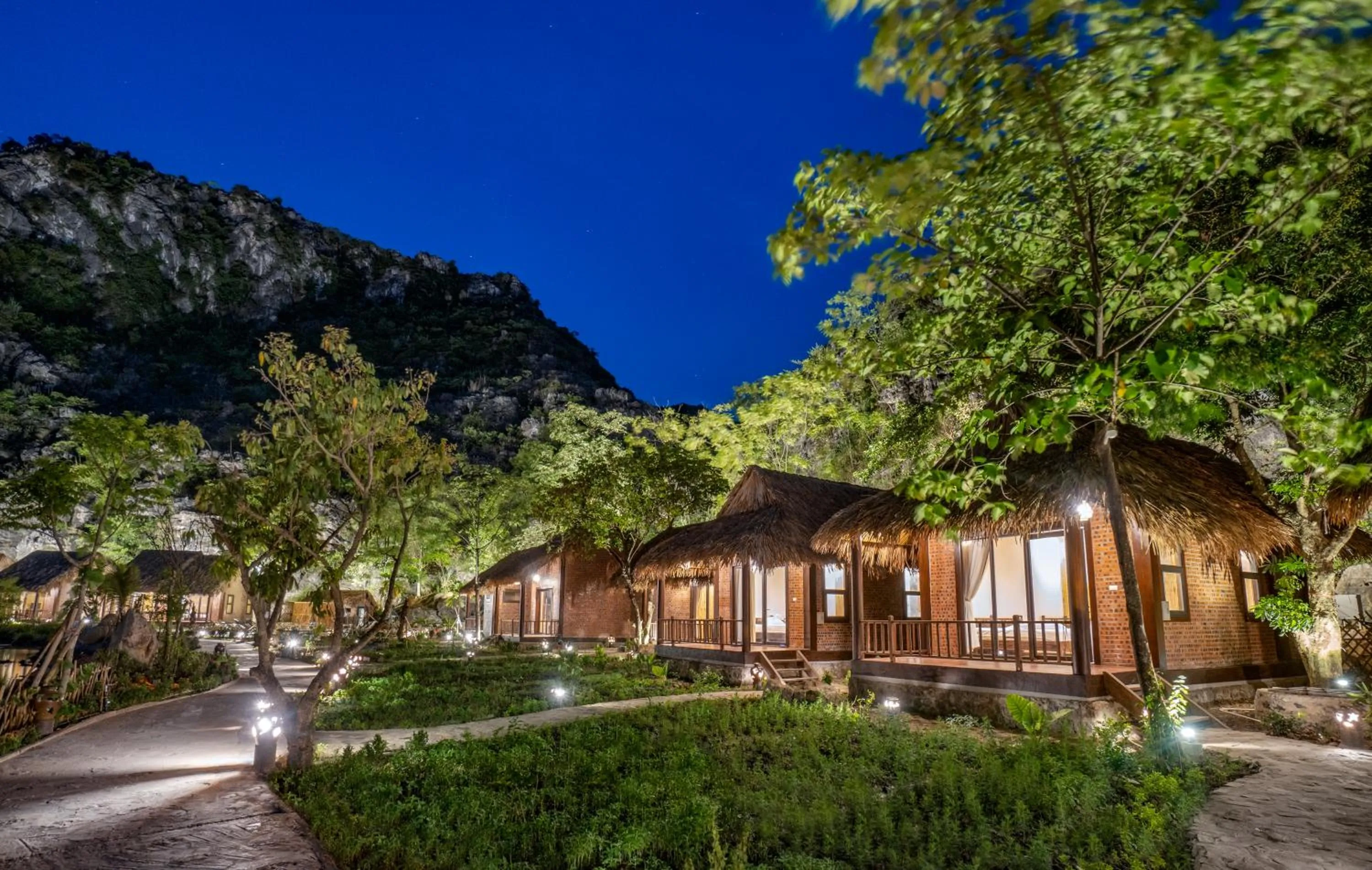 Neighbourhood in Mường Village Ninh Bình