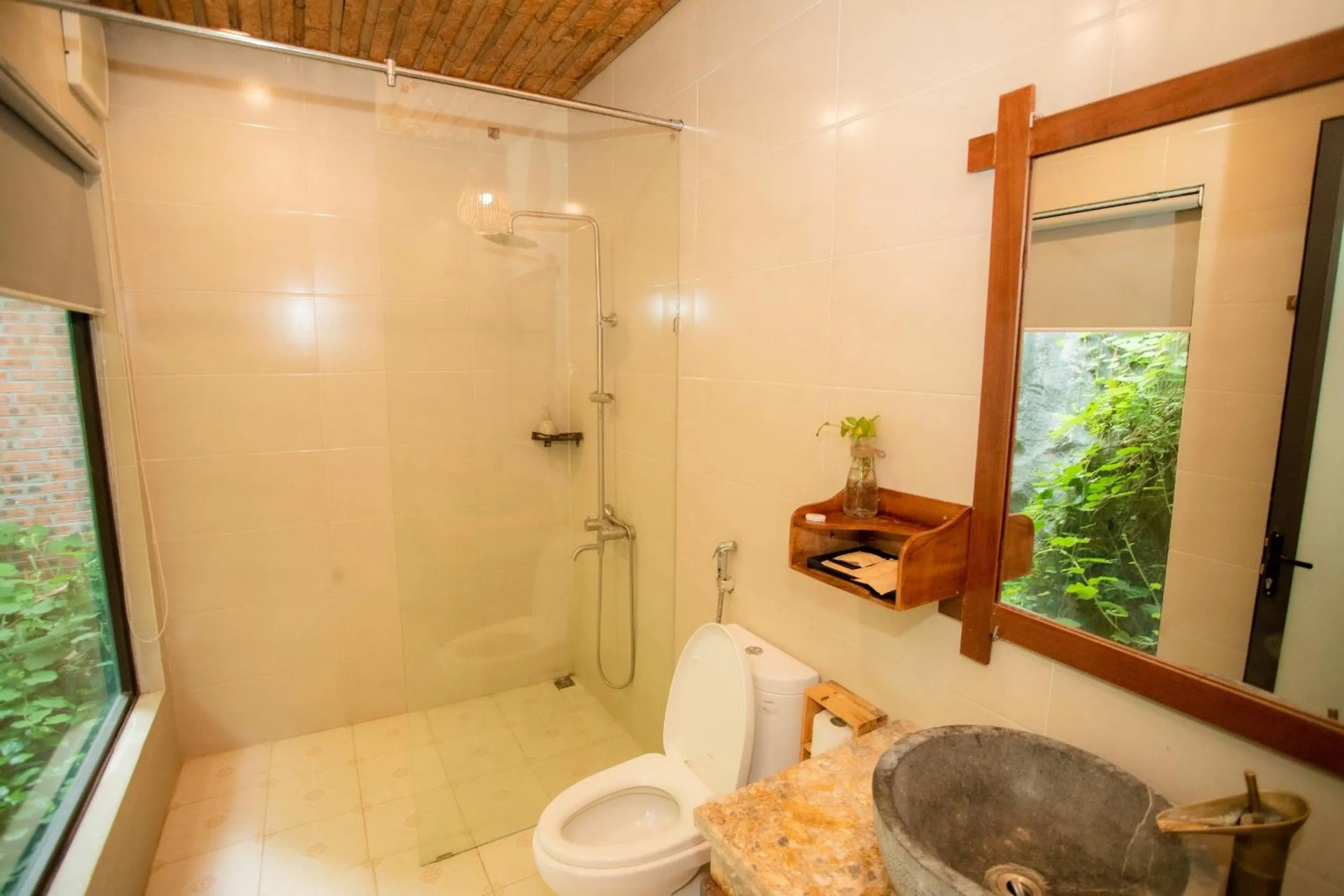 Bathroom in Mường Village Ninh Bình