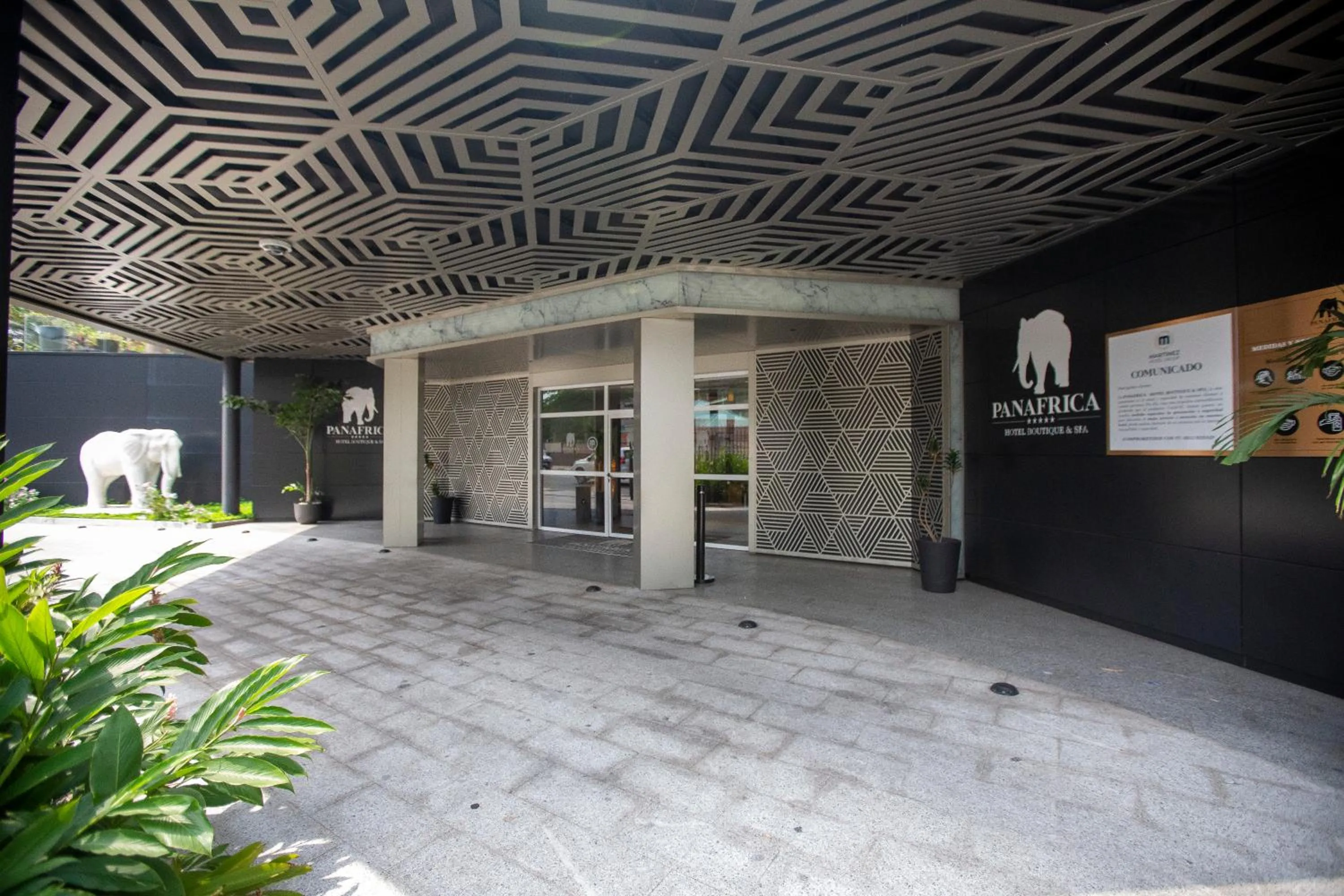 Facade/entrance in Panafrica Hotel Boutique & Spa