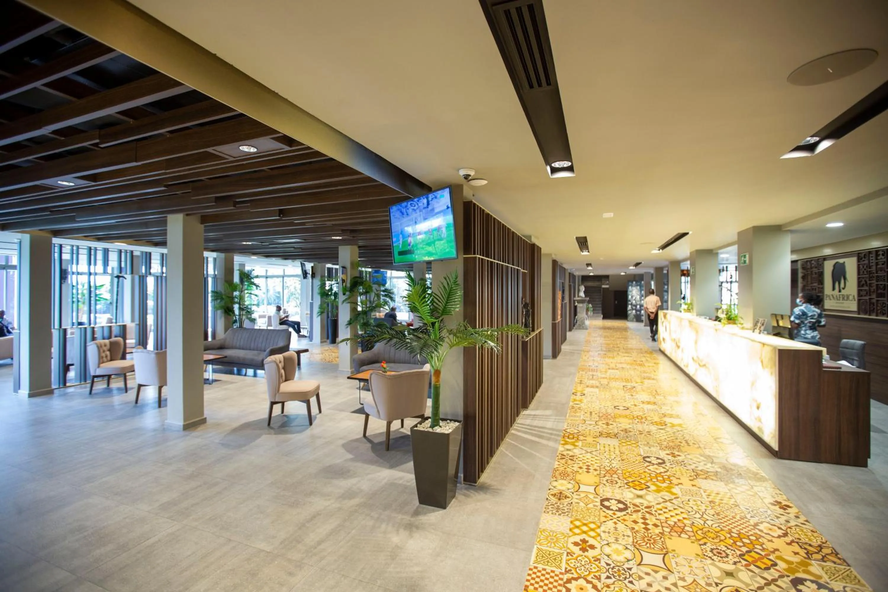 Lobby or reception in Panafrica Hotel Boutique & Spa