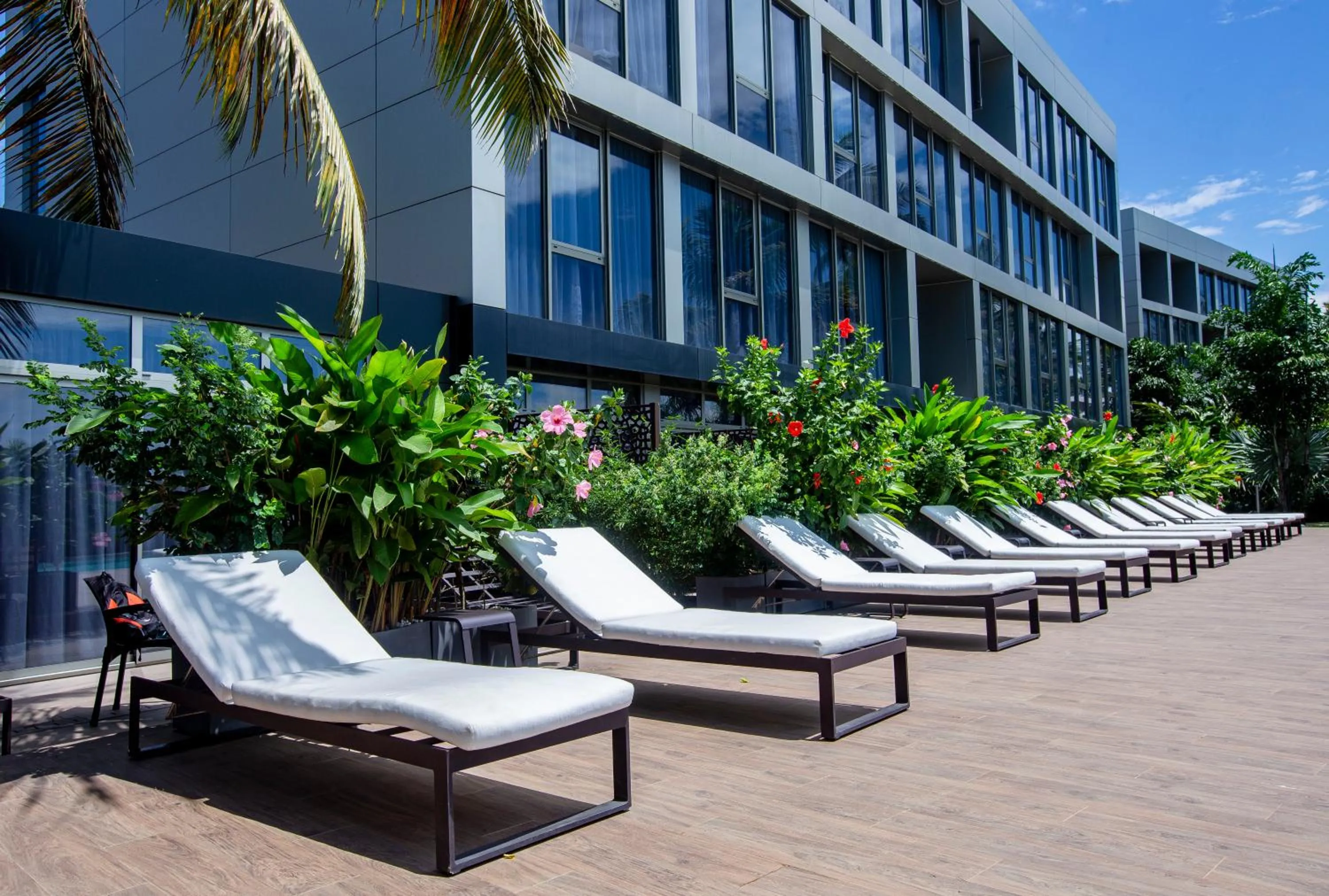 Swimming pool in Panafrica Hotel Boutique & Spa