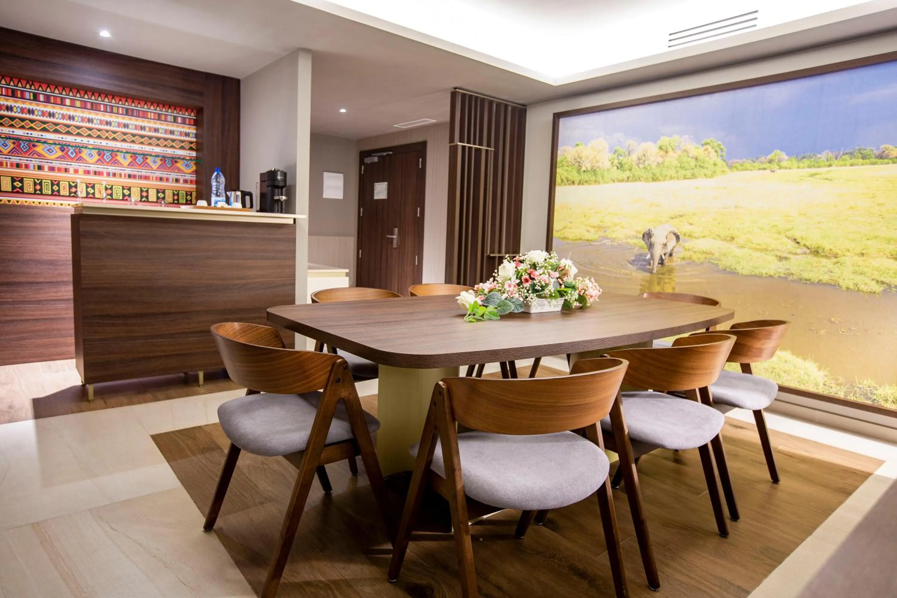 Lounge or bar in Panafrica Hotel Boutique & Spa