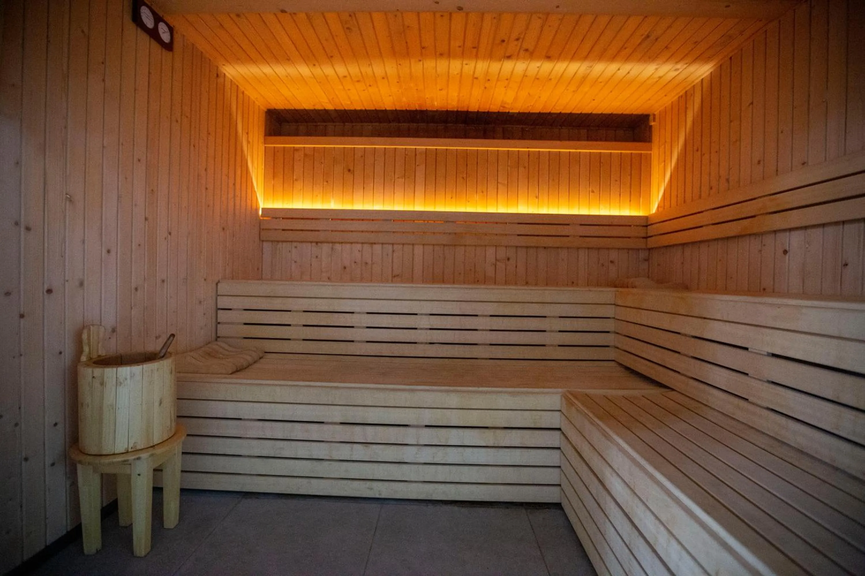 Sauna in Panafrica Hotel Boutique & Spa